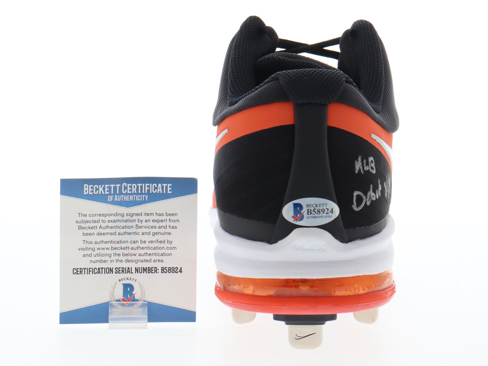 Matt Duffy Signed Nike Baseball Cleat with (3) Inscriptions (Beckett) at PristineAuction.com Matt Duffy Signed Nike Baseball Cleat with (3) Inscriptions (Beckett) at PristineAuction.com