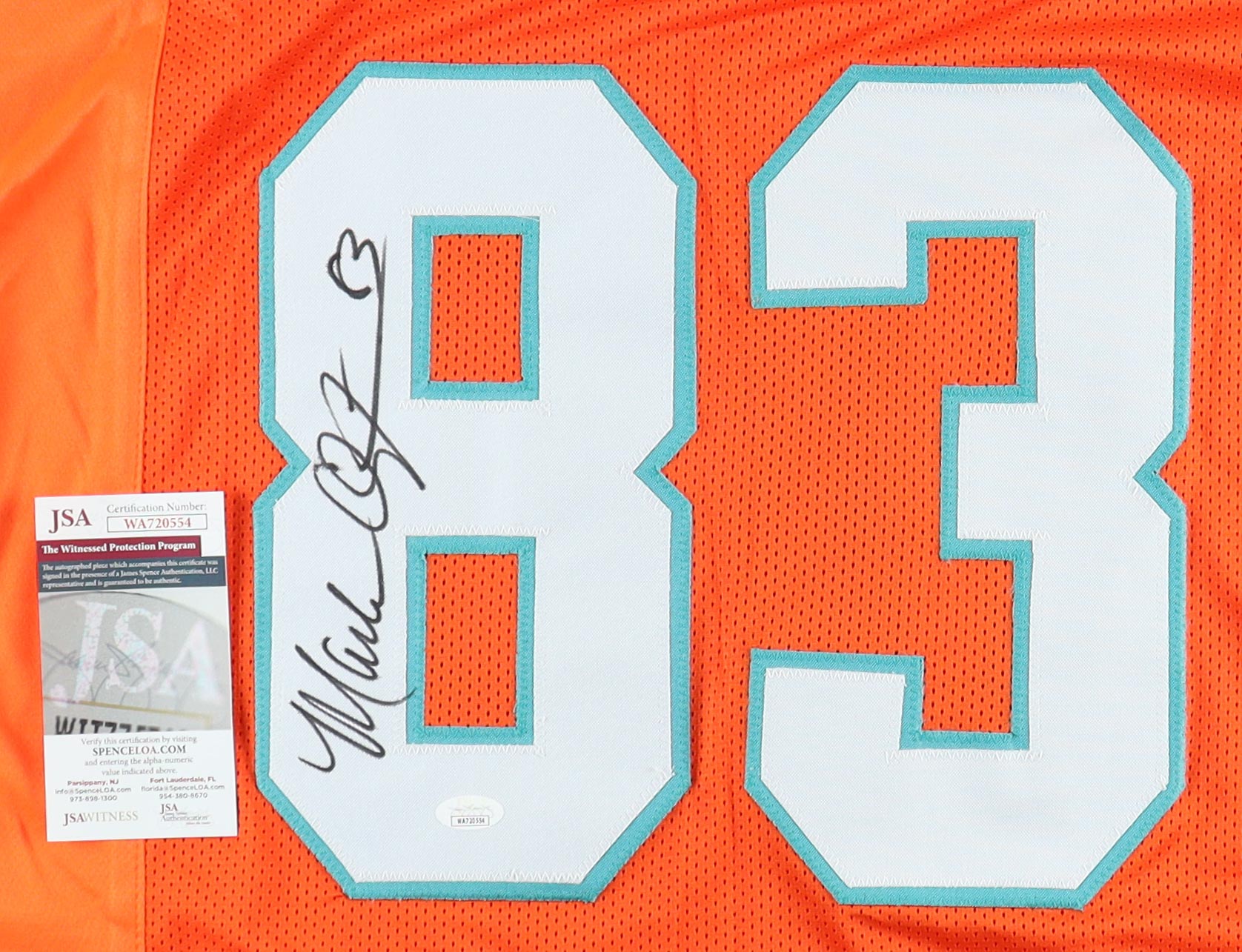 Mark Clayton Signed Jersey (JSA) at PristineAuction.com Mark Clayton Signed Jersey (JSA) at PristineAuction.com