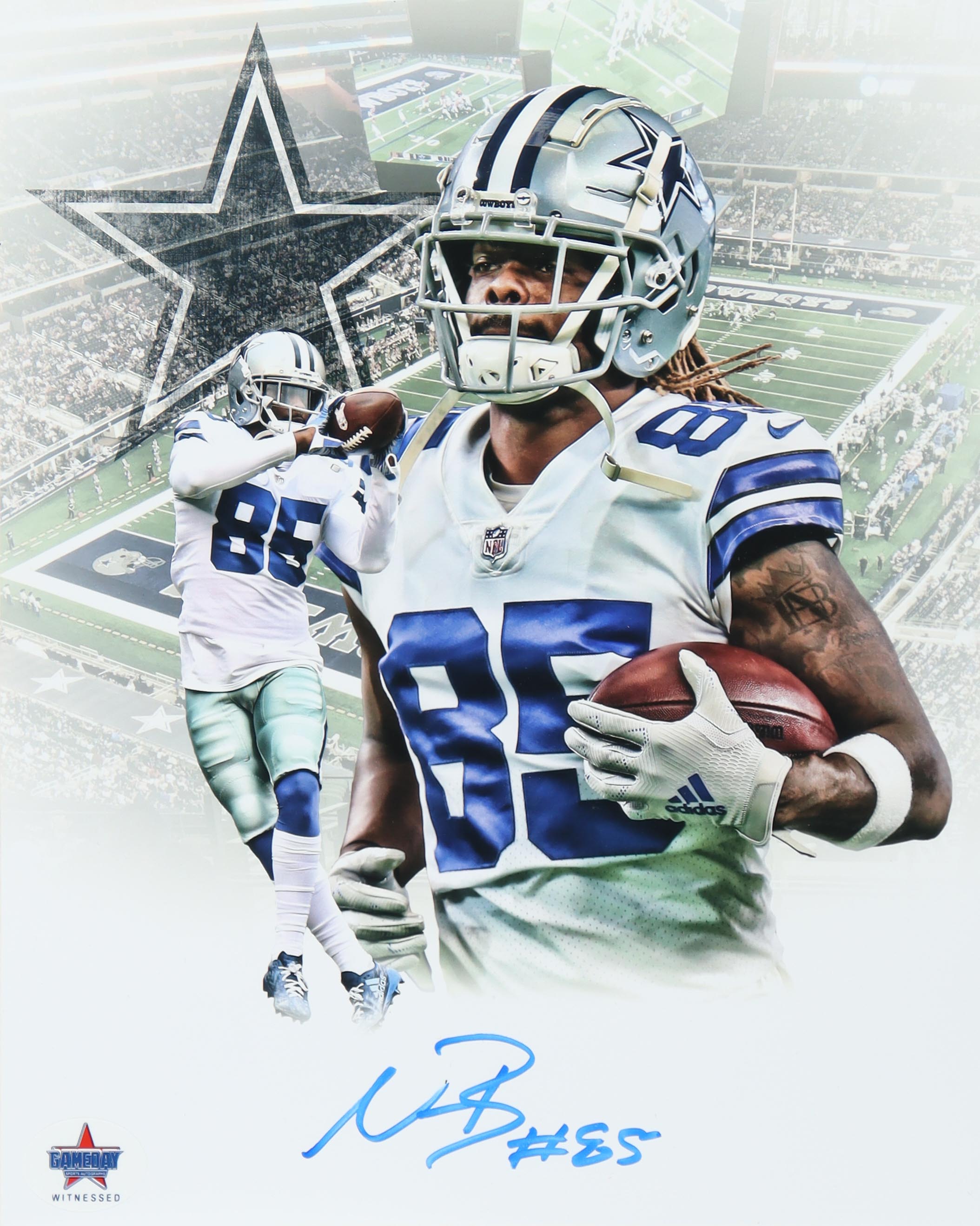 Noah Brown Signed Cowboys 8x10 Photo (Gameday) at PristineAuction.com Noah Brown Signed Cowboys 8x10 Photo (Gameday) at PristineAuction.com