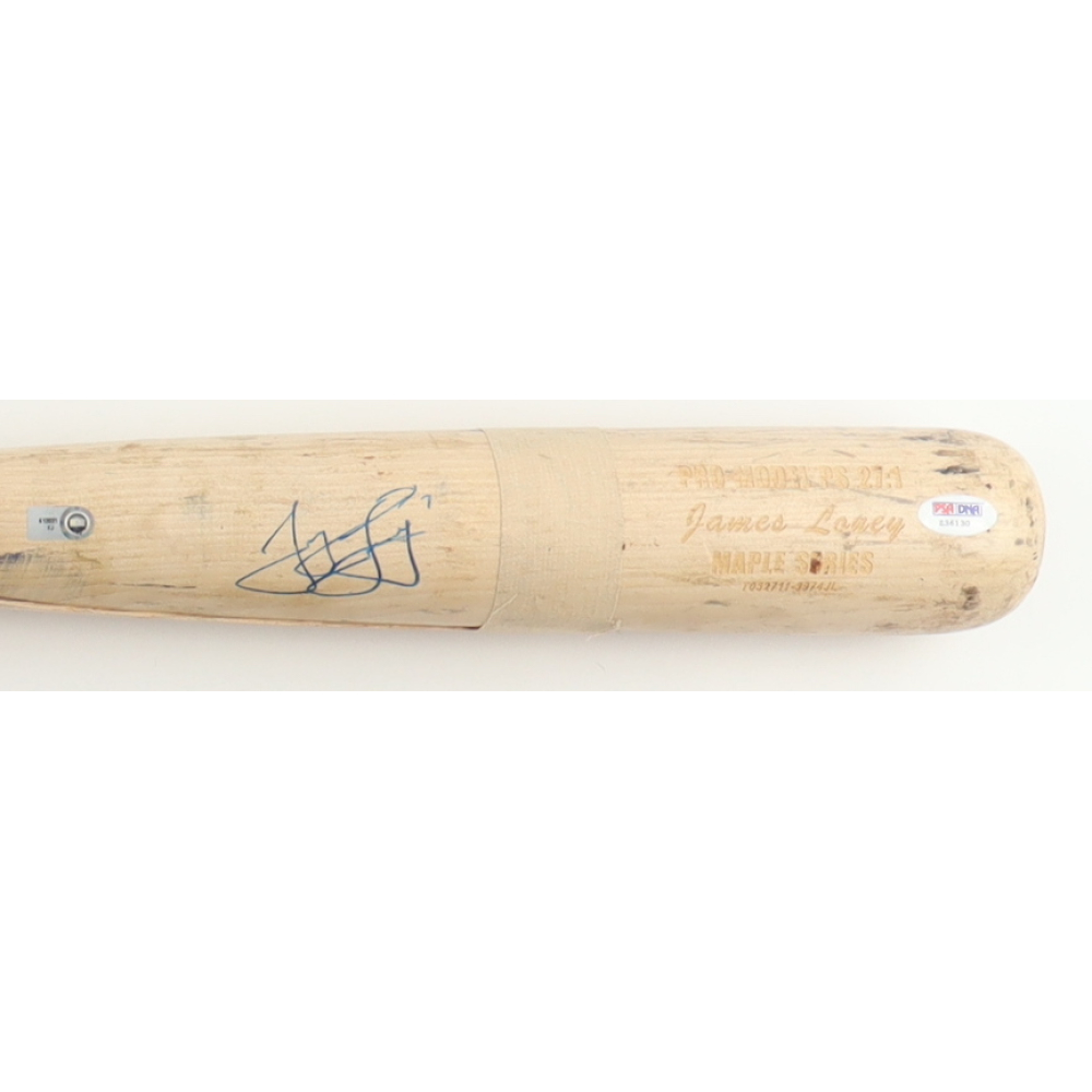 James Loney Signed GameUsed Trinity Bat Co. Baseball Bat (PSA & MLB