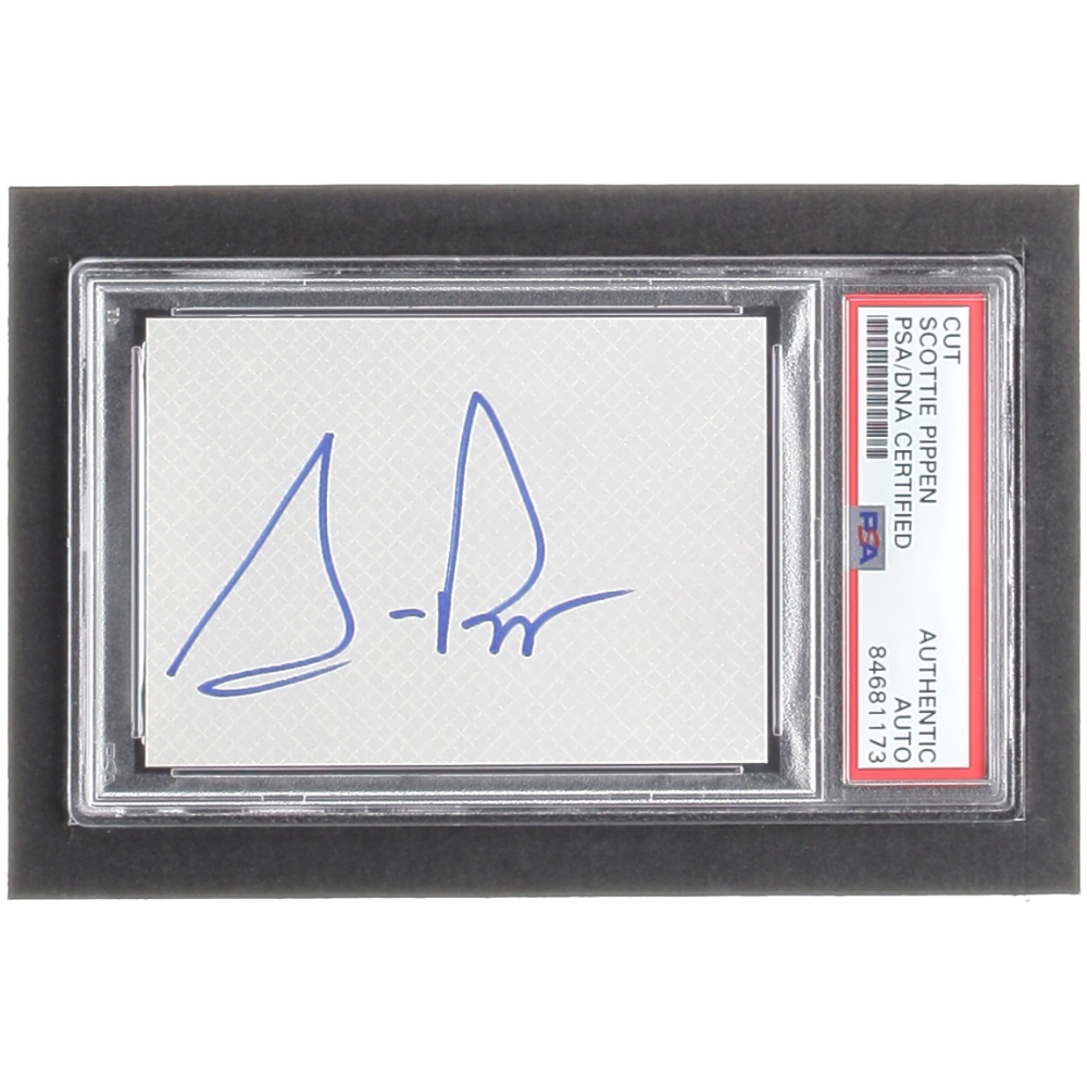 Carte à Collectionner Scottie Pippen - Fleer Ultra 1992 #2 AUTOGRAPHÉE, Gradée PSA 10 GEM MINT