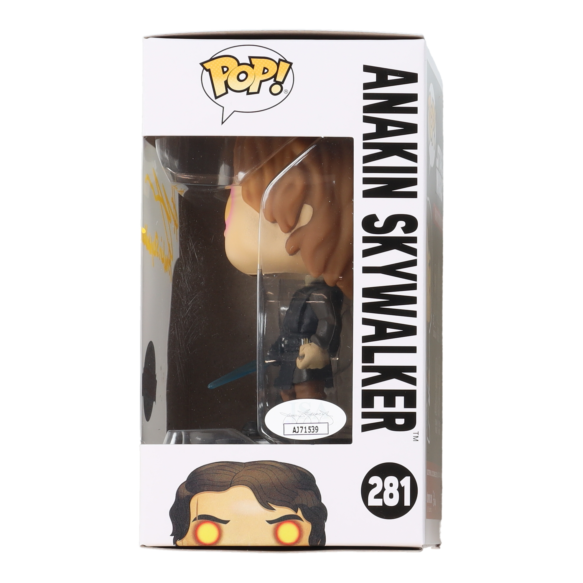 Hayden Christensen Signed "STAR WARS" #281 Anakin Skywalker Funko Pop! Vinyl Figure Inscribed "Anakin Skywalker" (JSA) at PristineAuction.com Hayden Christensen Signed "STAR WARS" #281 Anakin Skywalker Funko Pop! Vinyl Figure Inscribed "Anakin Skywalker" (JSA) at PristineAuction.com