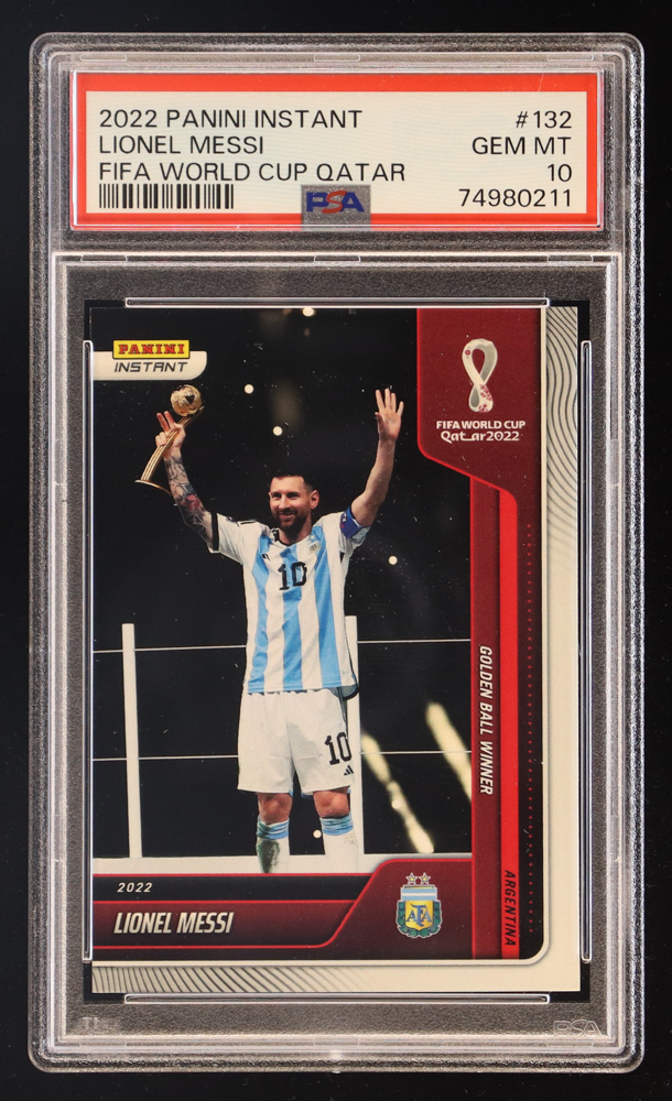 FIFA World Cup 2022 Lionel Messi PSA10