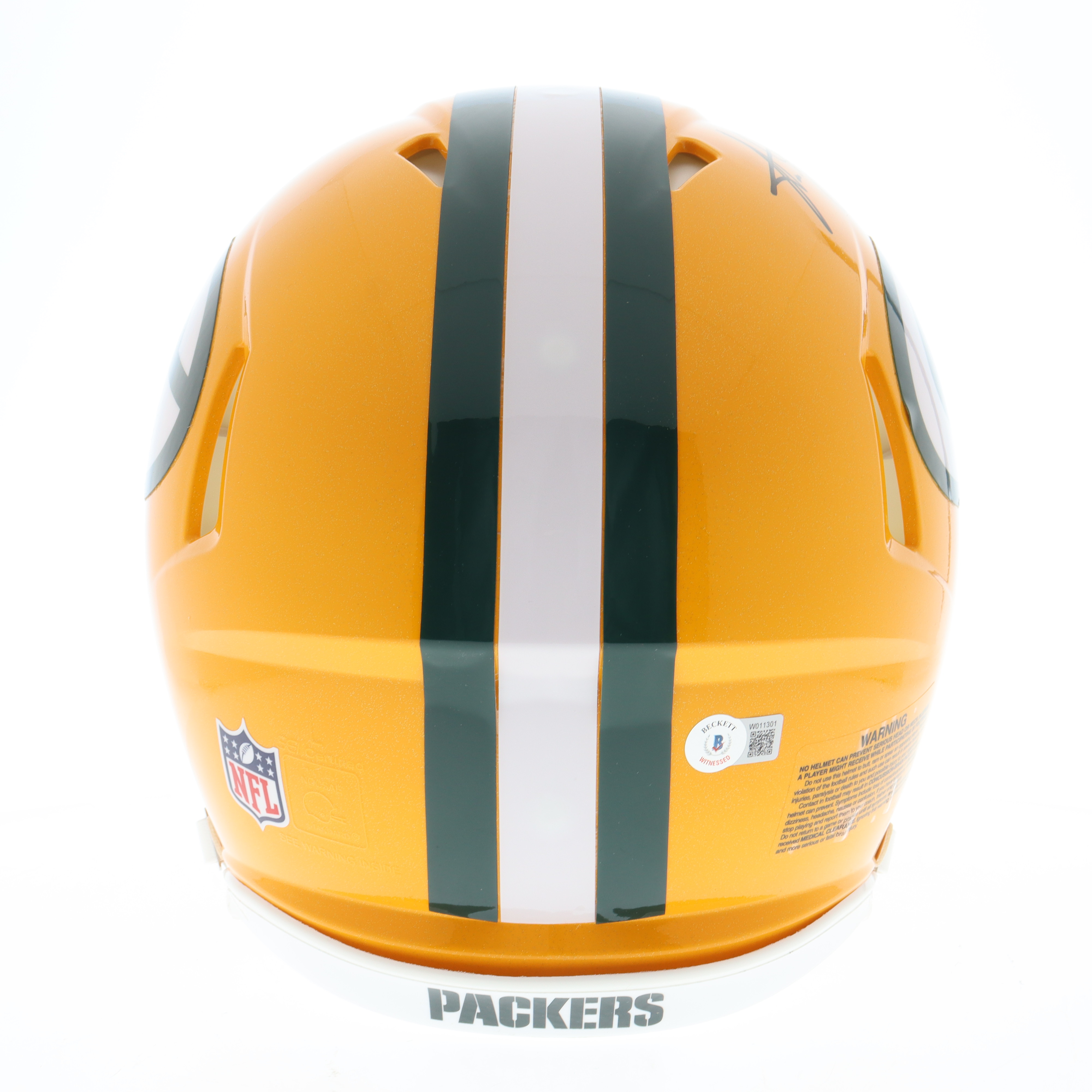Aaron Jones Signed Packers Full-Size Authentic On-Field Speed Helmet (Beckett) at PristineAuction.com Aaron Jones Signed Packers Full-Size Authentic On-Field Speed Helmet (Beckett) at PristineAuction.com