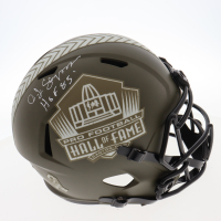 O. J. Simpson Signed Pro Football Hall of Fame Full-Size Salute to Service Alternate Speed Helmet Inscribed "HOF 85" (JSA) at PristineAuction.com