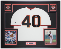 Madison Bumgarner Signed Giants Custom Framed Jersey Display (PSA) at PristineAuction.com