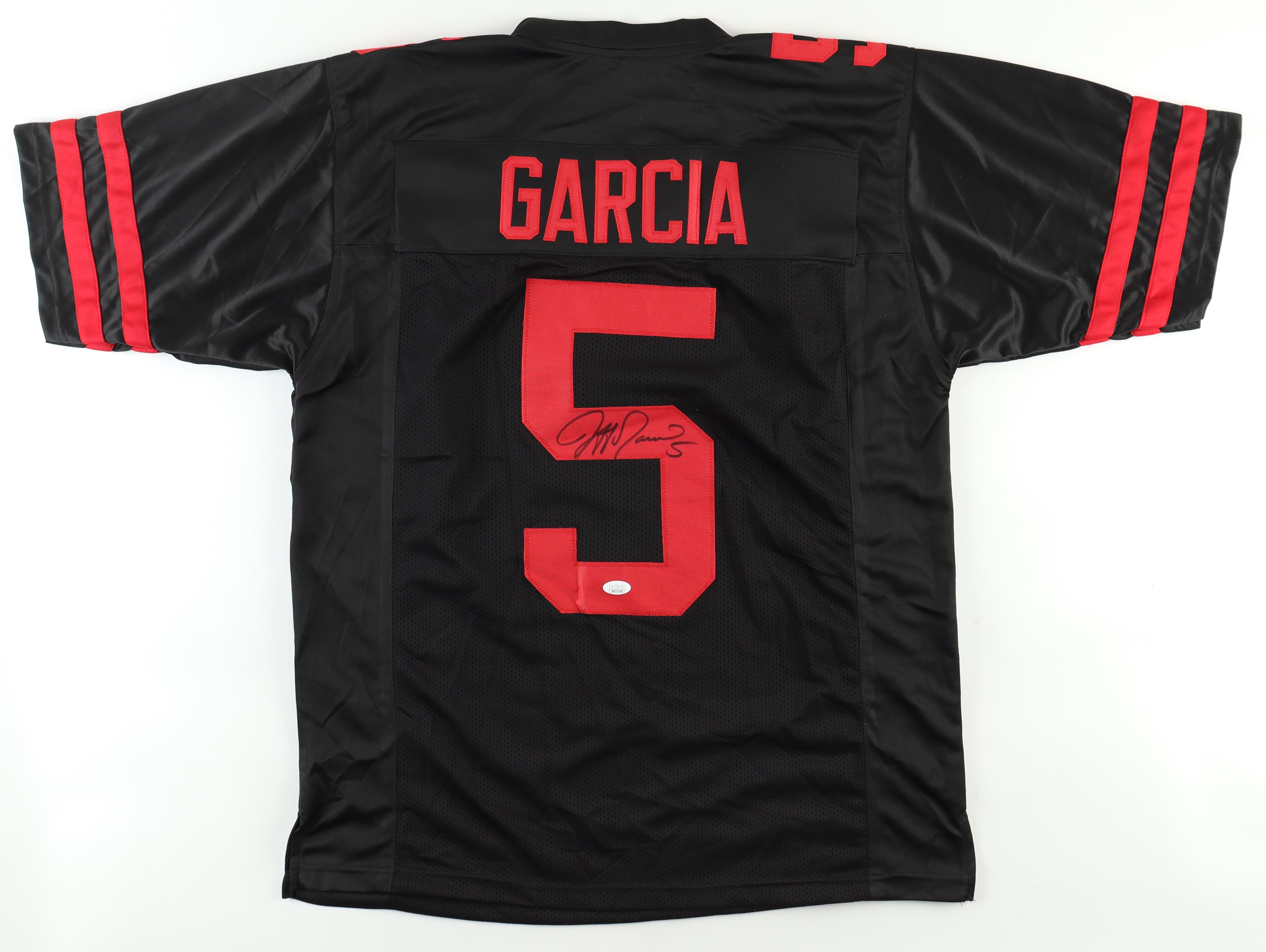 Jeff Garcia Signed Jersey (JSA) at PristineAuction.com Jeff Garcia Signed Jersey (JSA) at PristineAuction.com
