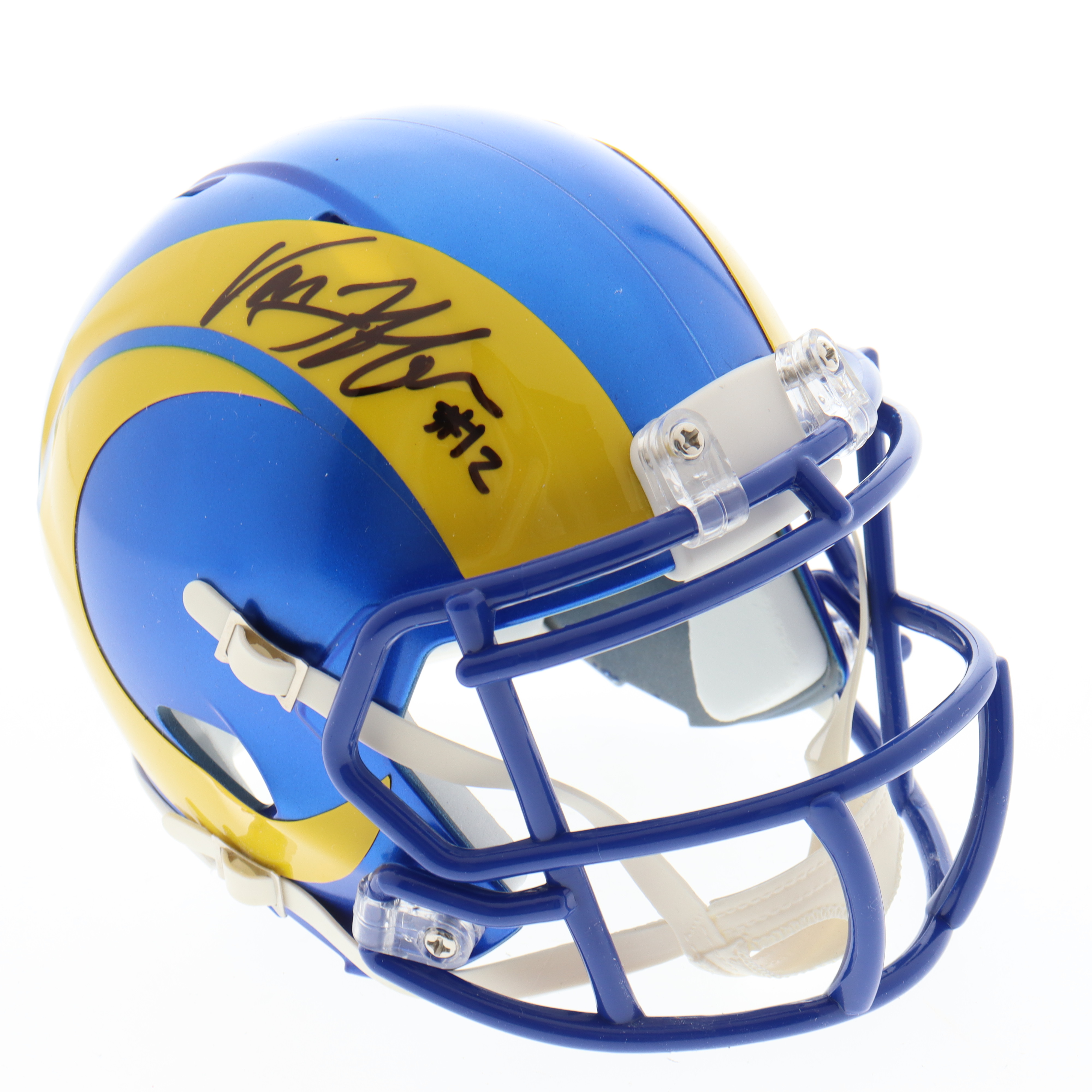 Van Jefferson Signed Rams Speed Mini Helmet (Beckett) at PristineAuction.com Van Jefferson Signed Rams Speed Mini Helmet (Beckett) at PristineAuction.com
