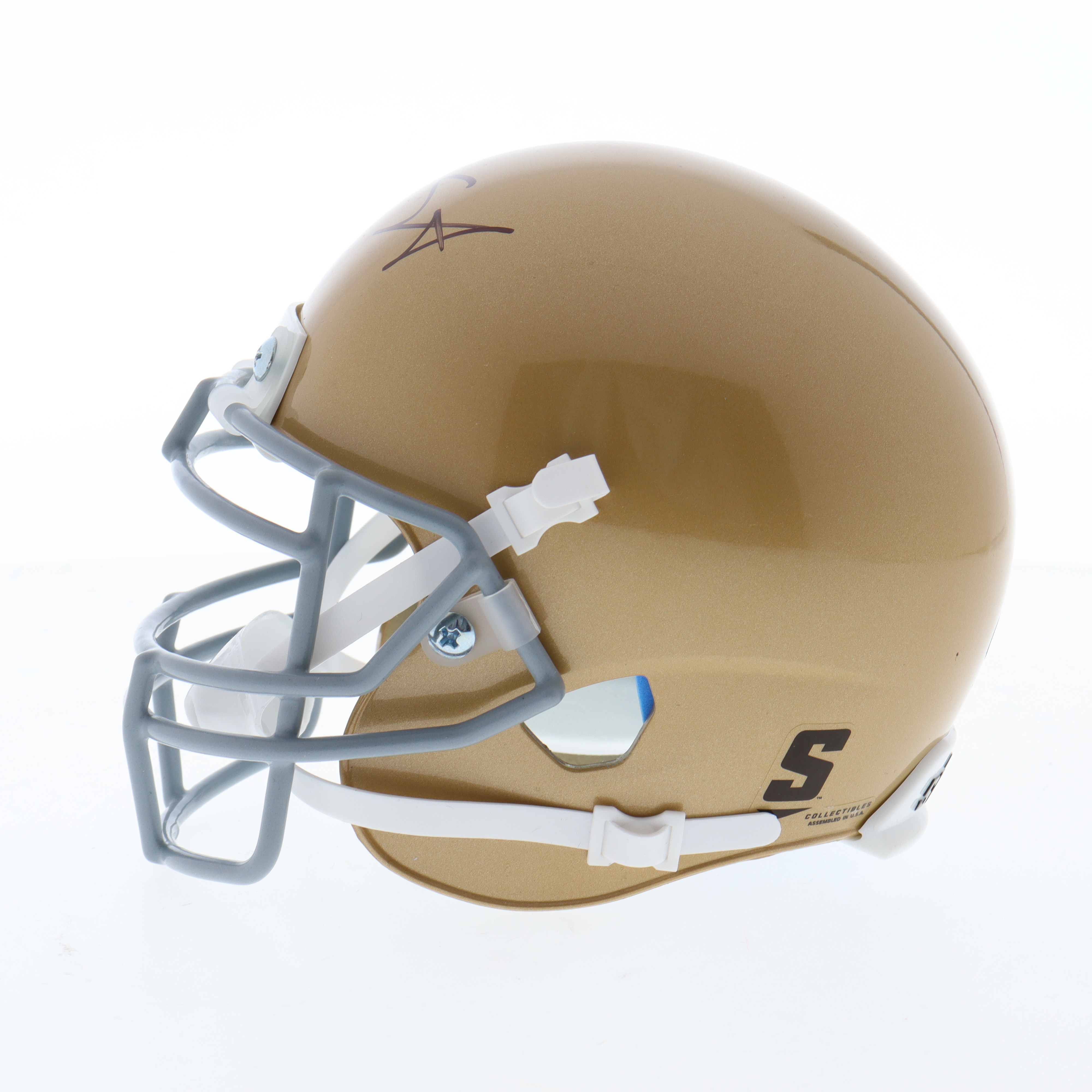 Jaylon Smith Signed Notre Dame Fighting Irish Mini Helmet (Playball Ink) at PristineAuction.com Jaylon Smith Signed Notre Dame Fighting Irish Mini Helmet (Playball Ink) at PristineAuction.com