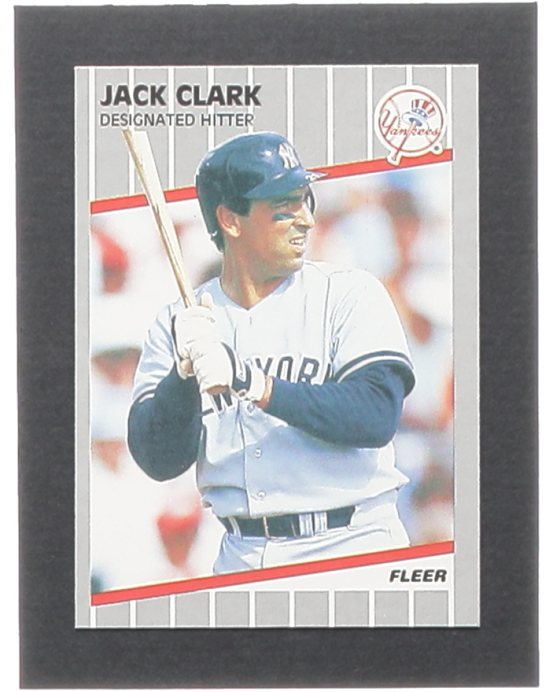 Jack Clark 1989 Fleer #252