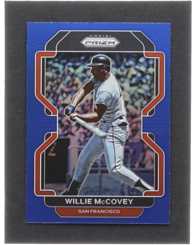 Willie McCovey 2022 Panini Prizm Prizms Blue #132 T2 at PristineAuction.com Willie McCovey 2022 Panini Prizm Prizms Blue #132 T2 at PristineAuction.com