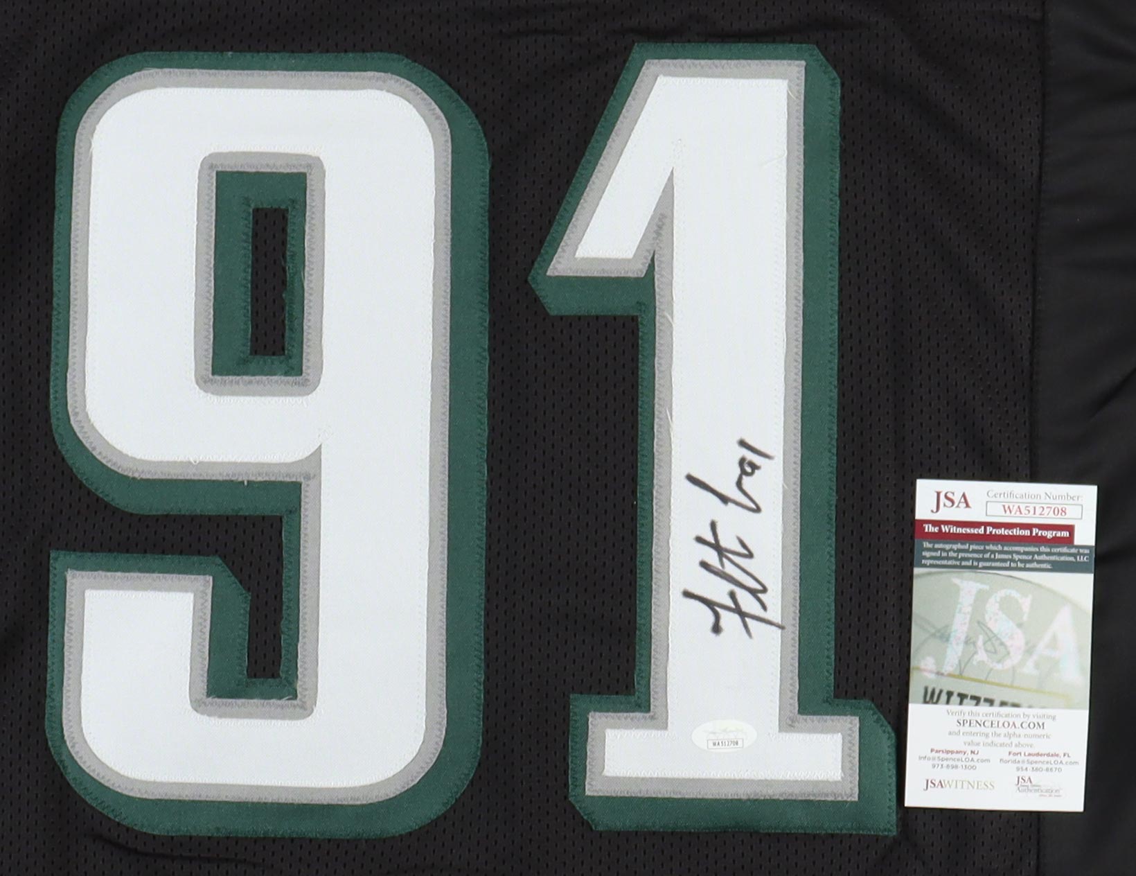 Fletcher Cox Signed Jersey (JSA) at PristineAuction.com Fletcher Cox Signed Jersey (JSA) at PristineAuction.com