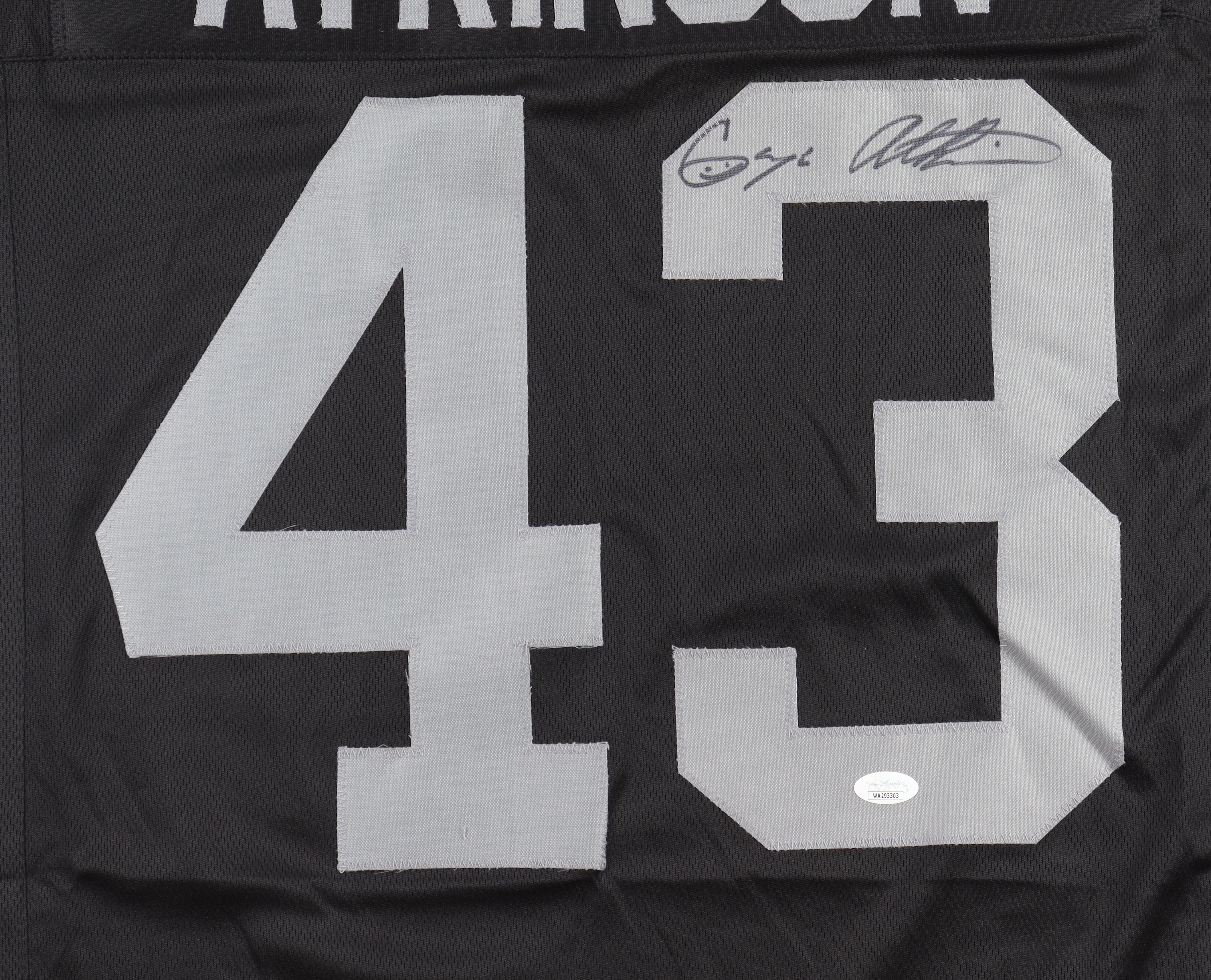 George Atkinson Signed Jersey (JSA) at PristineAuction.com George Atkinson Signed Jersey (JSA) at PristineAuction.com