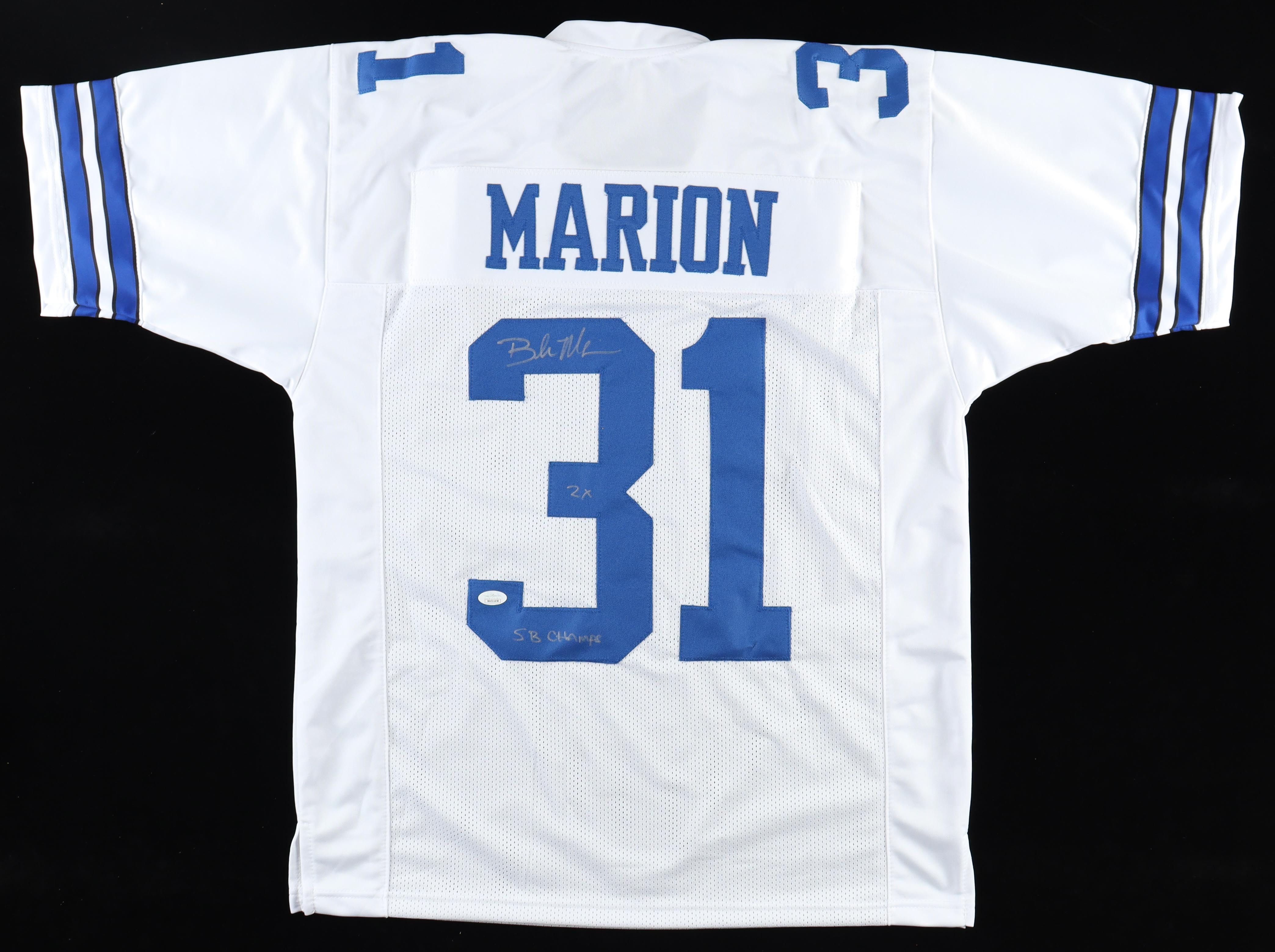 Brock Marion Signed Jersey (JSA) at PristineAuction.com Brock Marion Signed Jersey (JSA) at PristineAuction.com