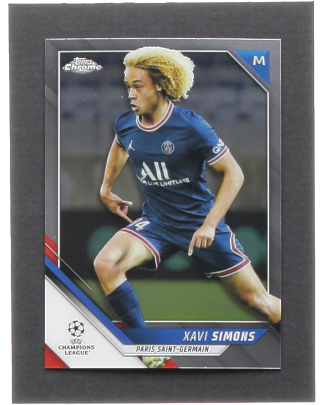 Xavi Simons 2021-22 Topps Chrome UEFA Champions League #182 at PristineAuction.com Xavi Simons 2021-22 Topps Chrome UEFA Champions League #182 at PristineAuction.com