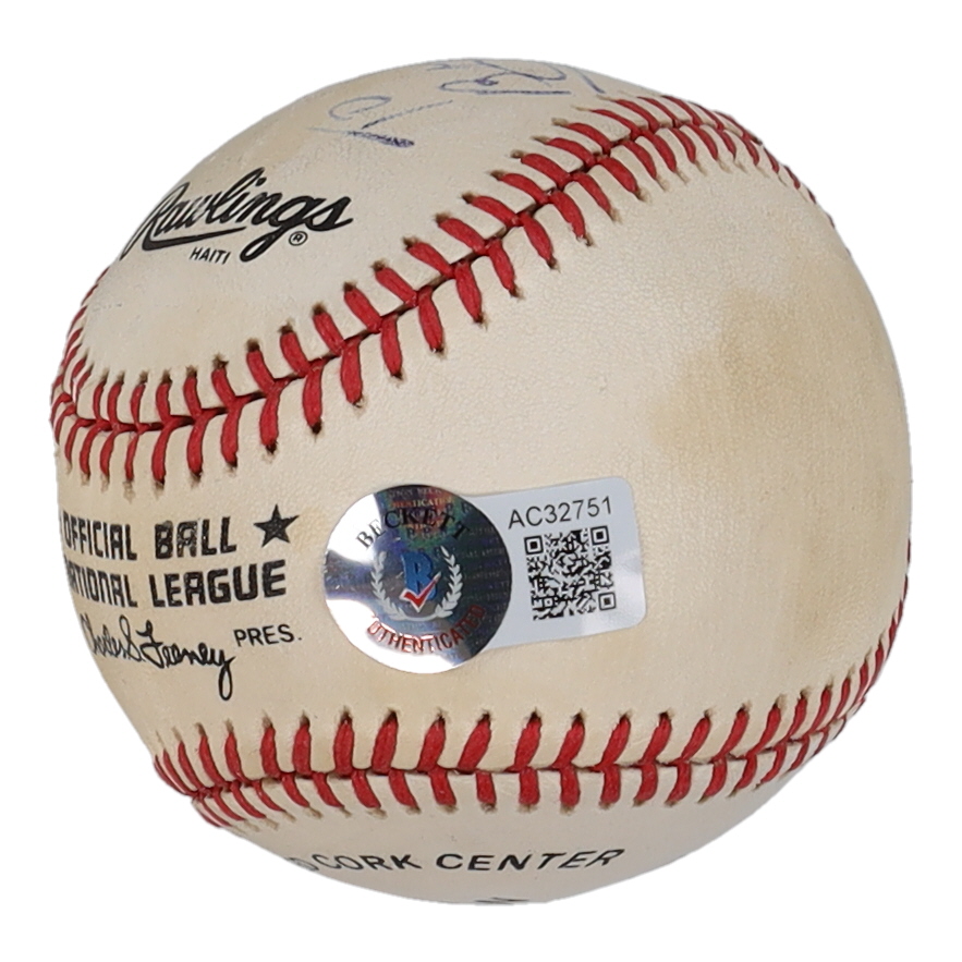 Willie Mays, Don Mattingly & Mel Allen Signed ONL Baseball (Beckett) at PristineAuction.com Willie Mays, Don Mattingly & Mel Allen Signed ONL Baseball (Beckett) at PristineAuction.com