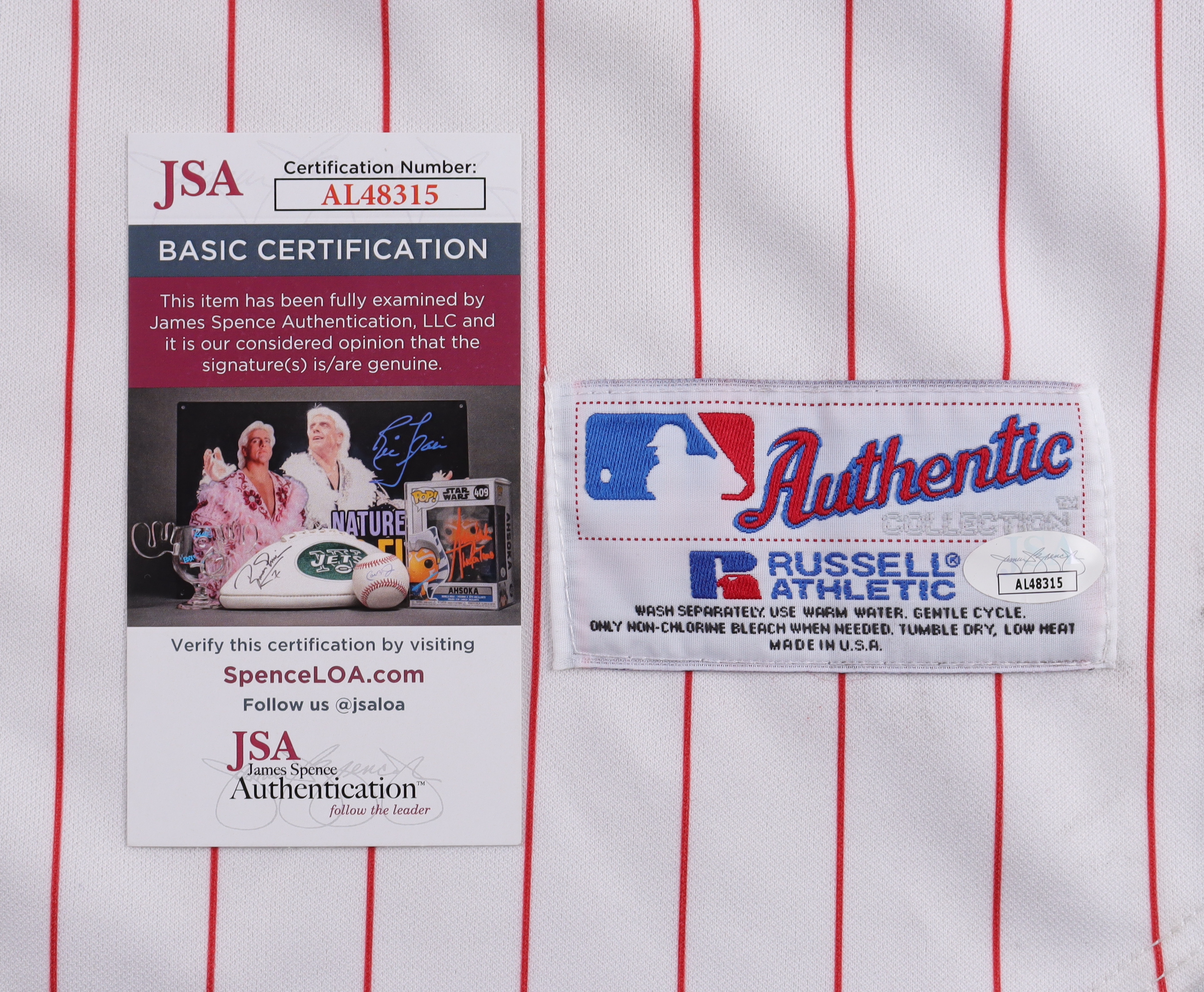 Paul O'Neill Signed Reds Jersey (JSA) at PristineAuction.com Paul O'Neill Signed Reds Jersey (JSA) at PristineAuction.com