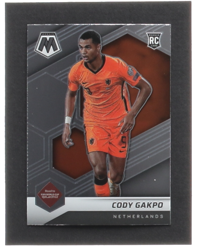 Cody Gakpo 2021-22 Panini Mosaic Road to the FIFA World Cup Qatar #177 at PristineAuction.com Cody Gakpo 2021-22 Panini Mosaic Road to the FIFA World Cup Qatar #177 at PristineAuction.com