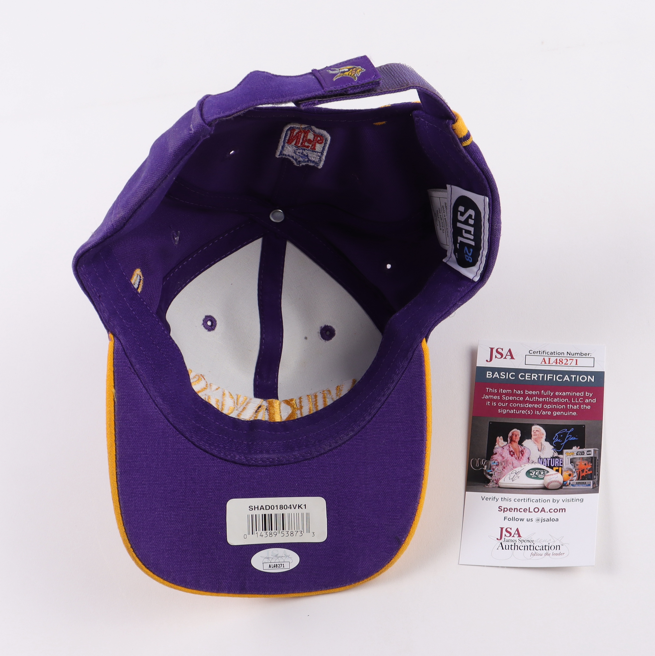 Dante Culpepper Signed Vikings Logo Adjustable Hat (JSA) at PristineAuction.com Dante Culpepper Signed Vikings Logo Adjustable Hat (JSA) at PristineAuction.com