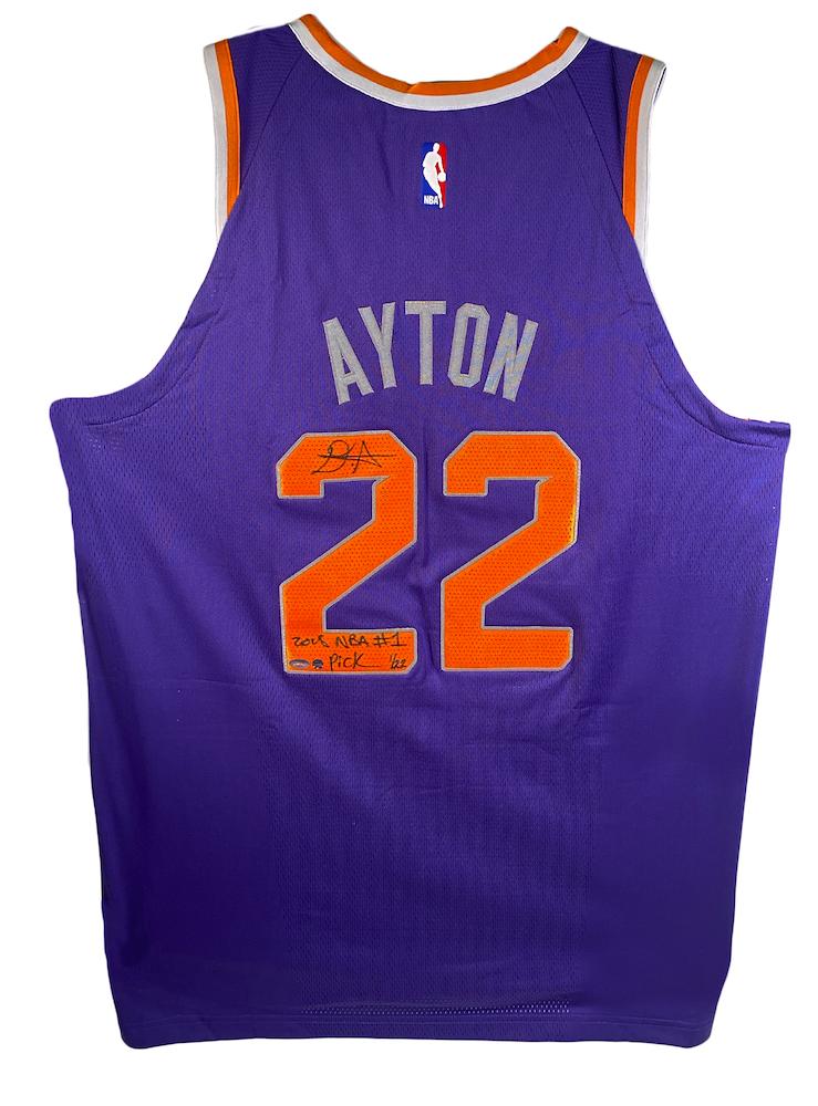 Deandre Ayton Signed Suns Nike Jersey Inscribed "2018 NBA #1 Pick" (Game Day Legends & Steiner) at PristineAuction.com Deandre Ayton Signed Suns Nike Jersey Inscribed "2018 NBA #1 Pick" (Game Day Legends & Steiner) at PristineAuction.com