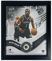 Kevin Durant Custom Framed Game-Used Basketball Piece Collage (Fanatics) at PristineAuction.com