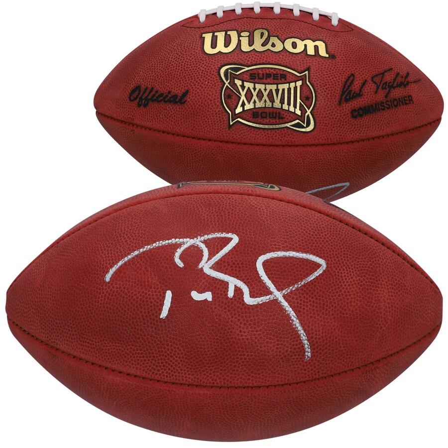Tom Brady Signed Super Bowl XXXVIII Logo NFL Official Game Ball (Fanatics) at PristineAuction.com Tom Brady Signed Super Bowl XXXVIII Logo NFL Official Game Ball (Fanatics) at PristineAuction.com