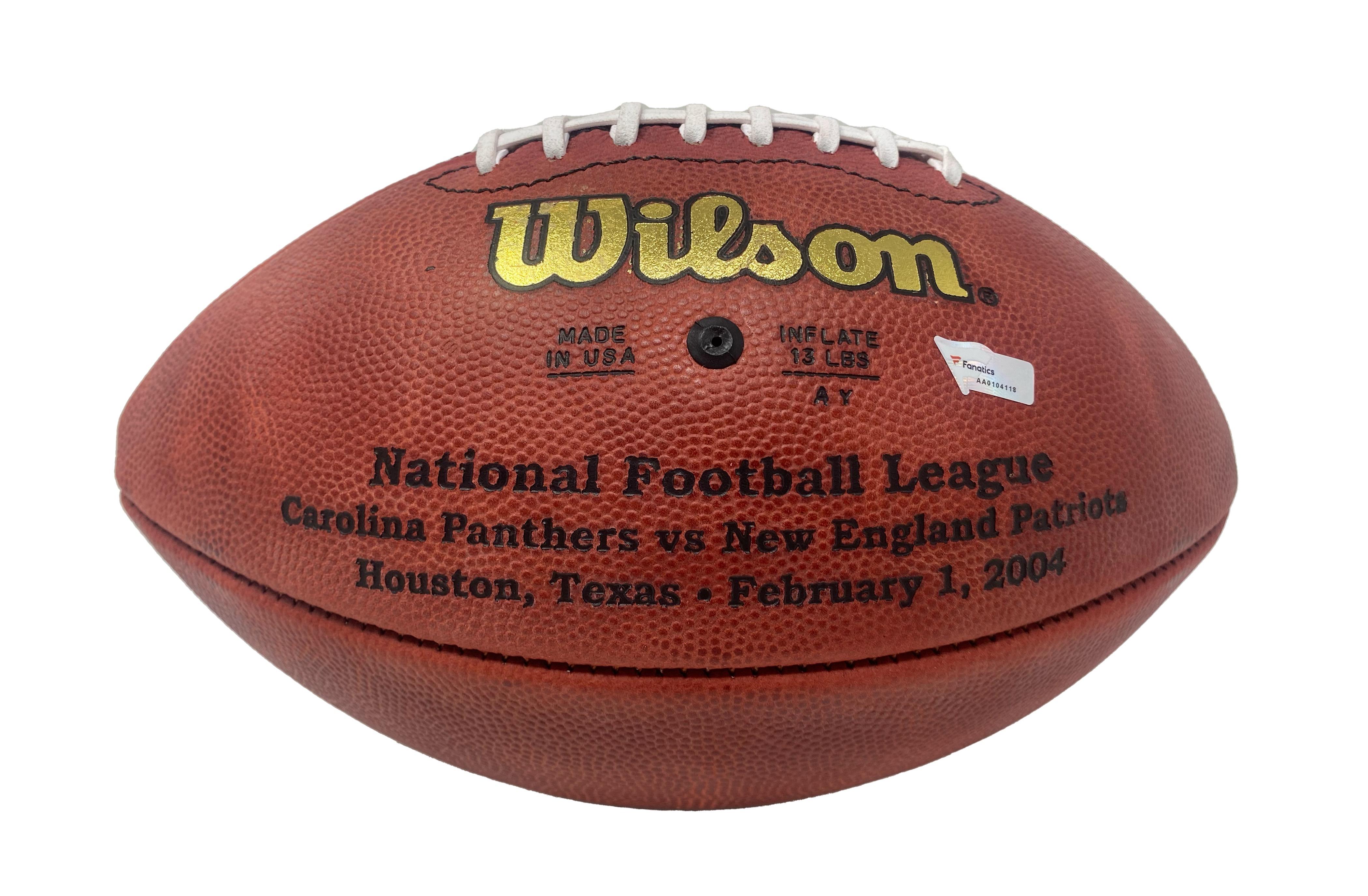 Tom Brady Signed Super Bowl XXXVIII Logo NFL Official Game Ball (Fanatics) at PristineAuction.com Tom Brady Signed Super Bowl XXXVIII Logo NFL Official Game Ball (Fanatics) at PristineAuction.com