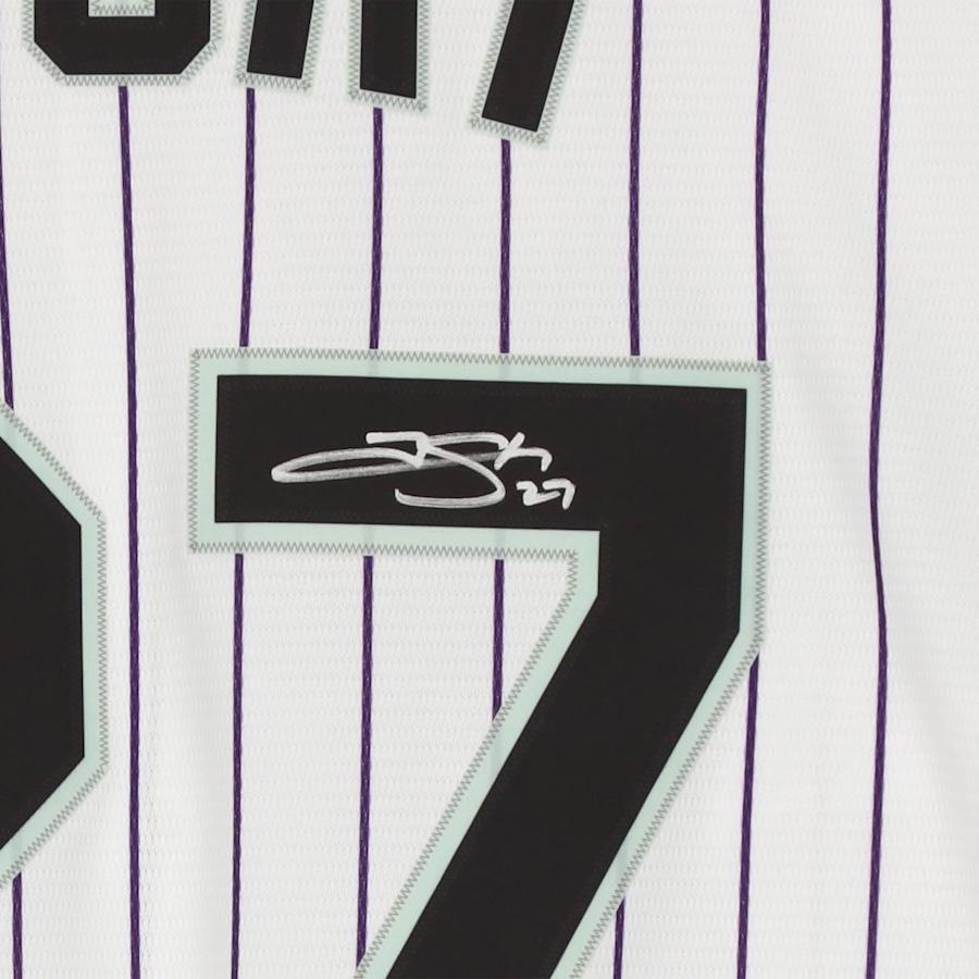 Trevor Story Signed Rockies Jersey (Fanatics) at PristineAuction.com Trevor Story Signed Rockies Jersey (Fanatics) at PristineAuction.com