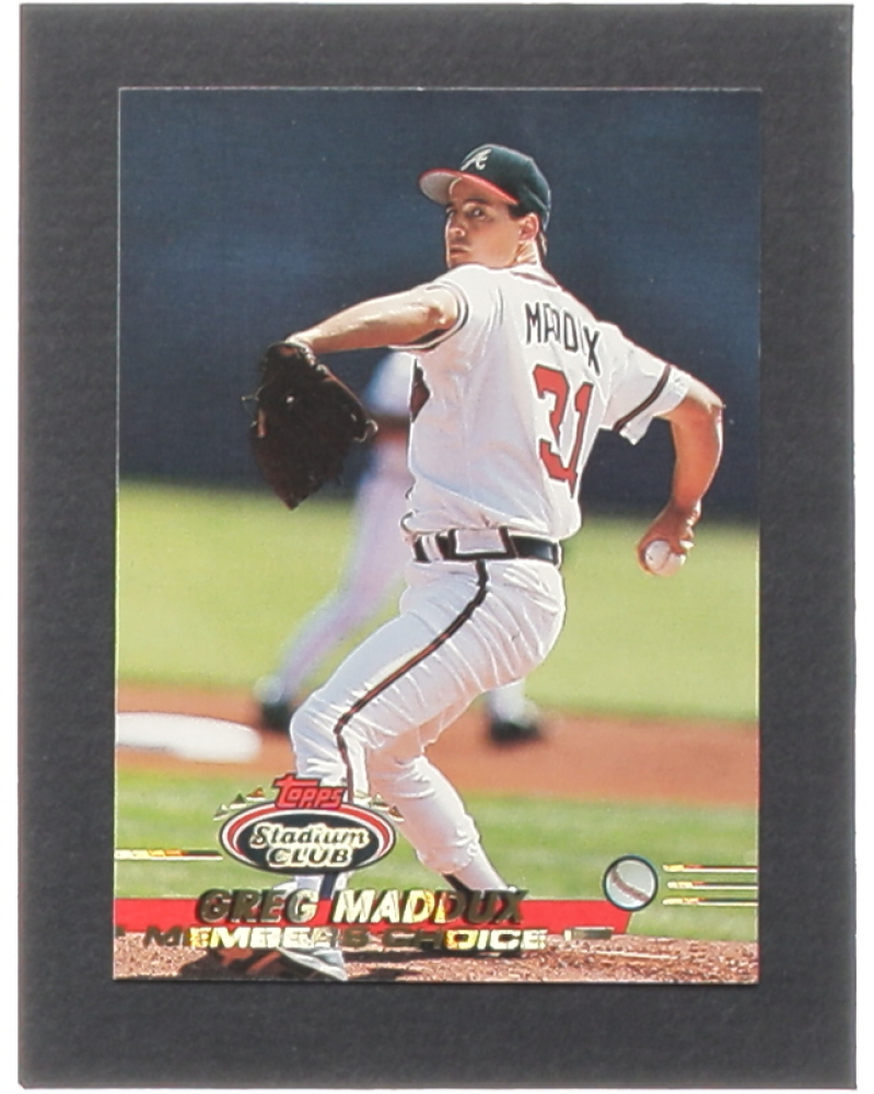 Greg Maddux 1993 Stadium Club 750 MC Pristine Auction