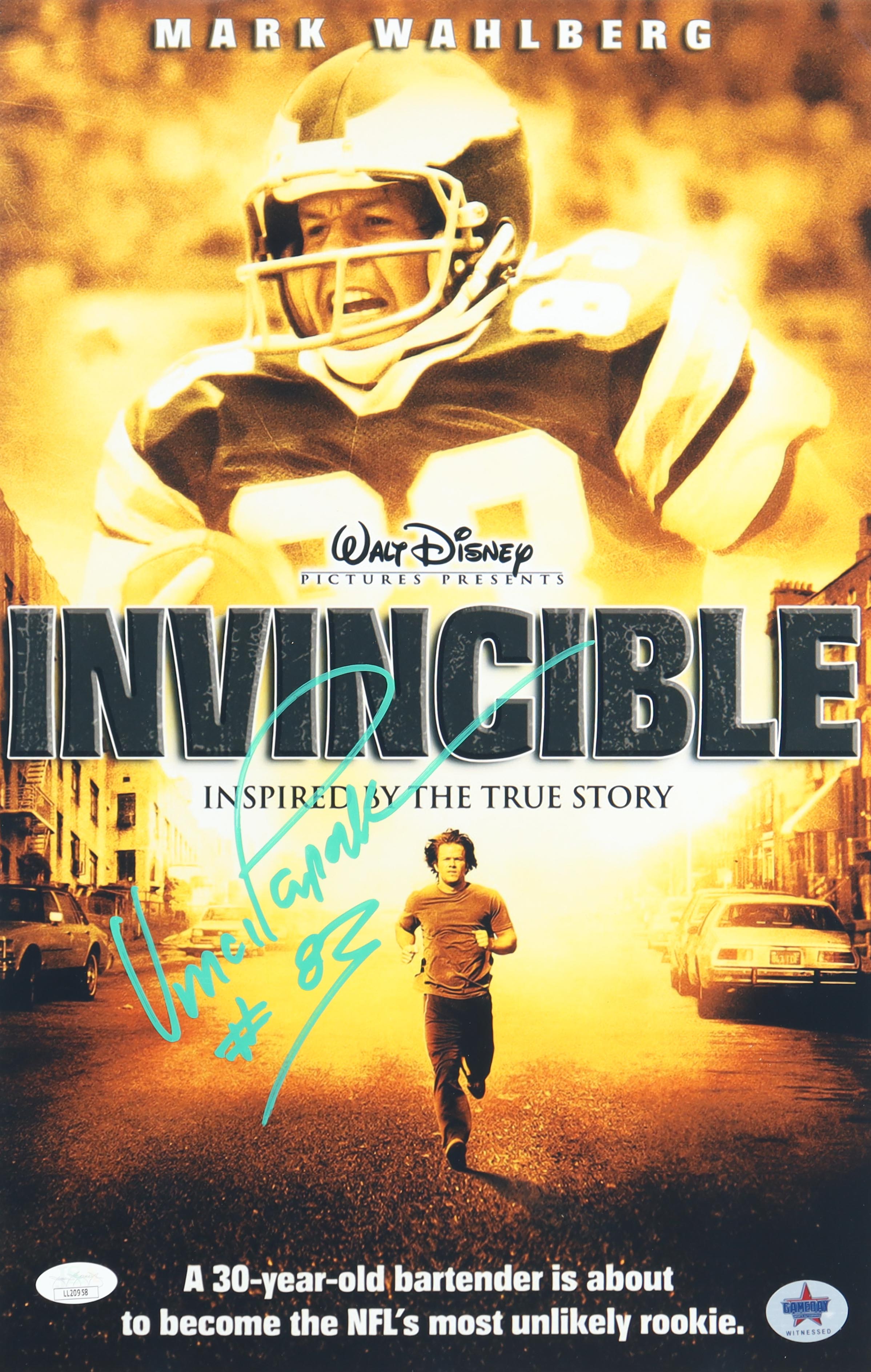 Vince Papale Signed "Invincible" 11x17 Photo (JSA & Gameday) at PristineAuction.com Vince Papale Signed "Invincible" 11x17 Photo (JSA & Gameday) at PristineAuction.com