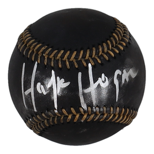 Hulk Hogan Signed OML Black Leather Baseball (Beckett) at PristineAuction.com Hulk Hogan Signed OML Black Leather Baseball (Beckett) at PristineAuction.com