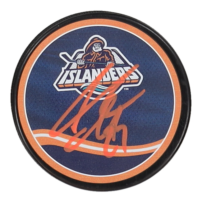 Anders Lee Signed Islanders Logo Hockey Puck (Beckett) at PristineAuction.com Anders Lee Signed Islanders Logo Hockey Puck (Beckett) at PristineAuction.com