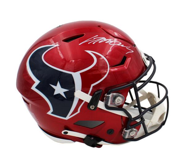C. J. Stroud Signed Texans Full-Size Authentic On-Field Flash Alternate SpeedFlex Helmet (Fanatics) at PristineAuction.com C. J. Stroud Signed Texans Full-Size Authentic On-Field Flash Alternate SpeedFlex Helmet (Fanatics) at PristineAuction.com