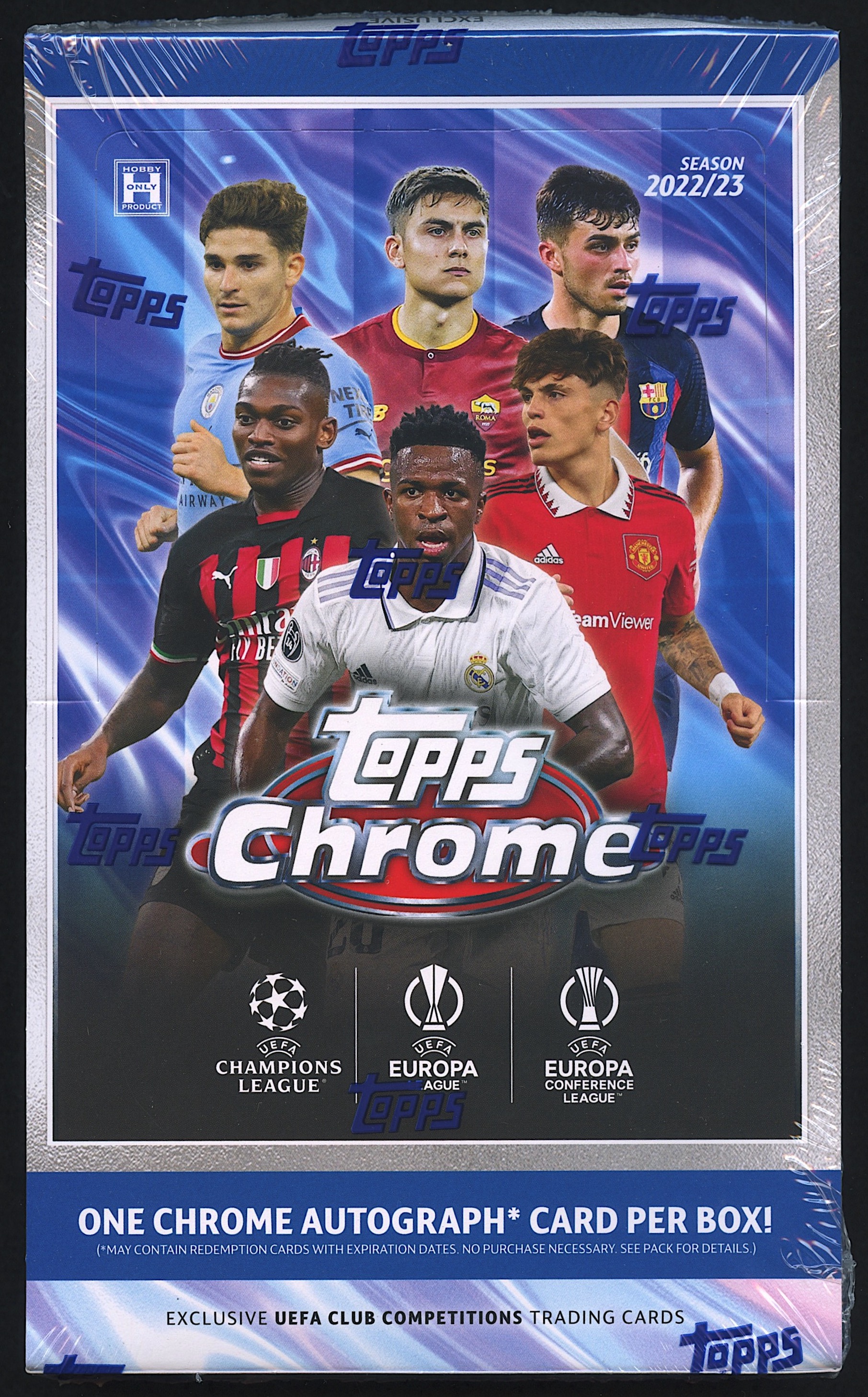 2022-23 Topps Chrome UEFA Club Competitions Soccer Hobby Box at PristineAuction.com 2022-23 Topps Chrome UEFA Club Competitions Soccer Hobby Box at PristineAuction.com