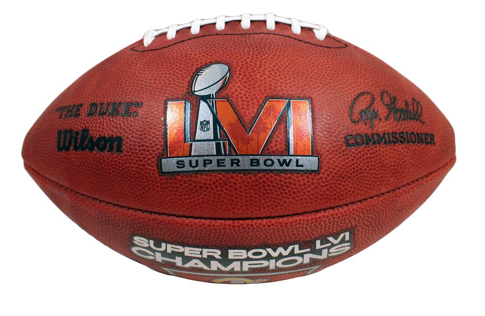 Cooper Kupp Signed "The Duke" LE Super Bowl LVI Logo Football Inscribed "SB LVI Champs" (Fanatics) at PristineAuction.com Cooper Kupp Signed "The Duke" LE Super Bowl LVI Logo Football Inscribed "SB LVI Champs" (Fanatics) at PristineAuction.com