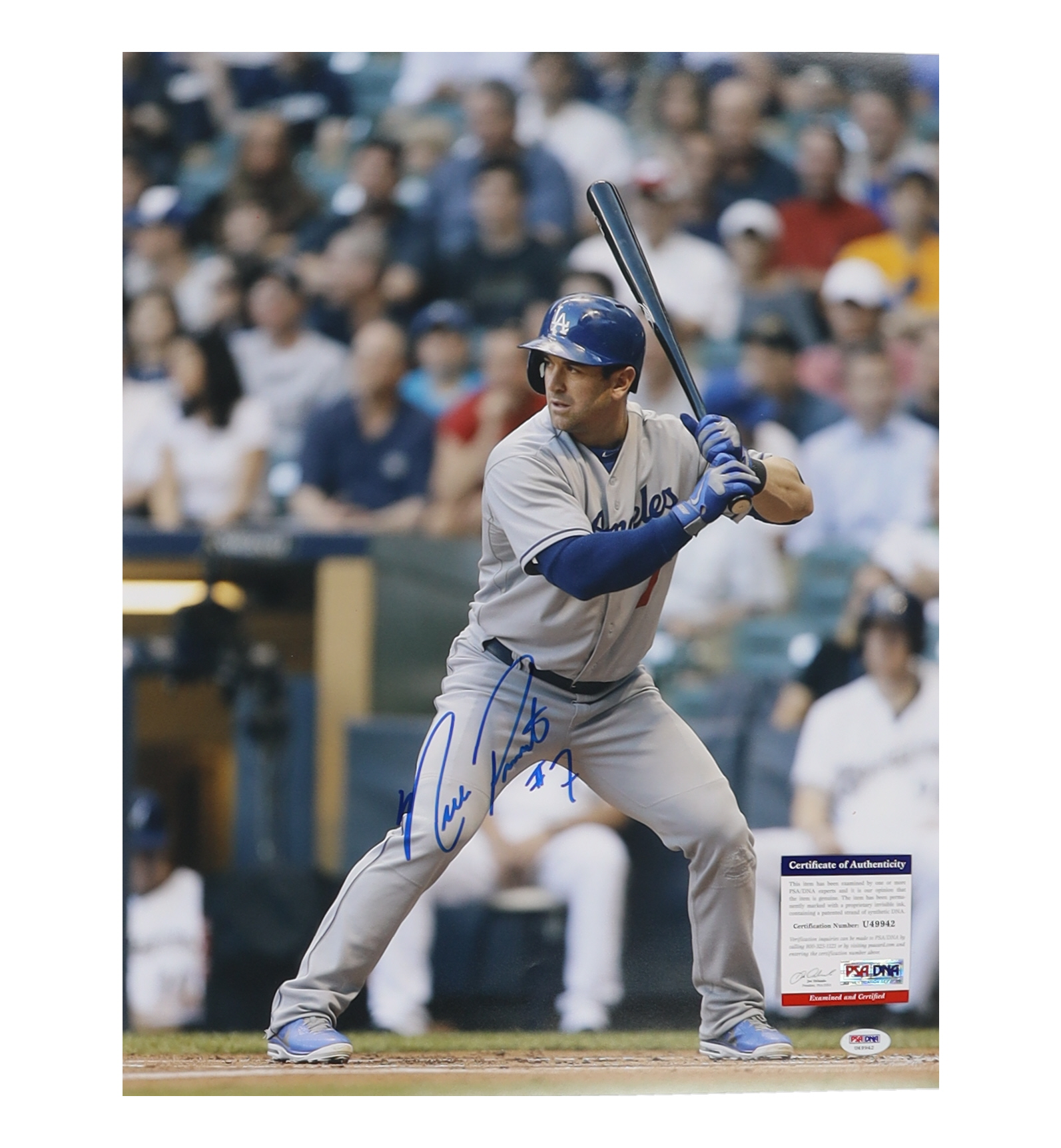 Nick Punto Signed Dodgers 16x20 Photo (PSA) at PristineAuction.com Nick Punto Signed Dodgers 16x20 Photo (PSA) at PristineAuction.com