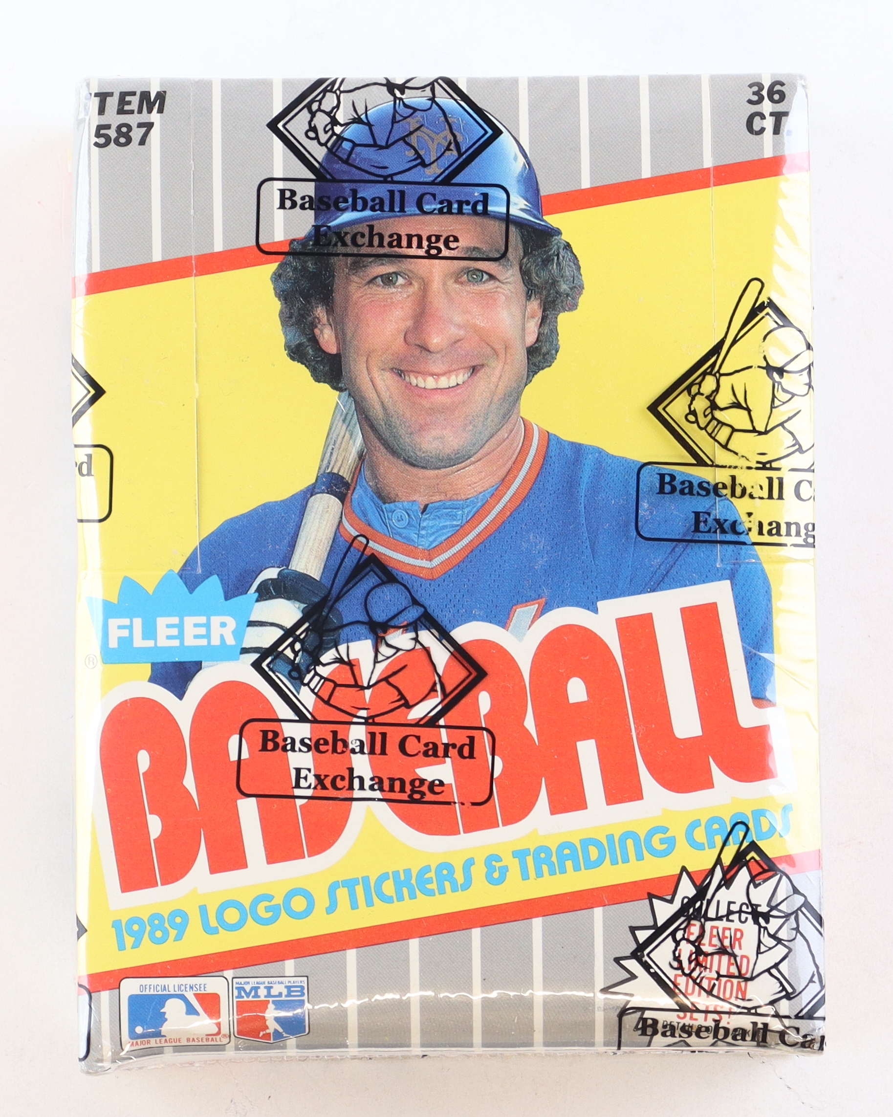 1989 Fleer Baseball Wax Box with (36) Packs at PristineAuction.com 1989 Fleer Baseball Wax Box with (36) Packs at PristineAuction.com