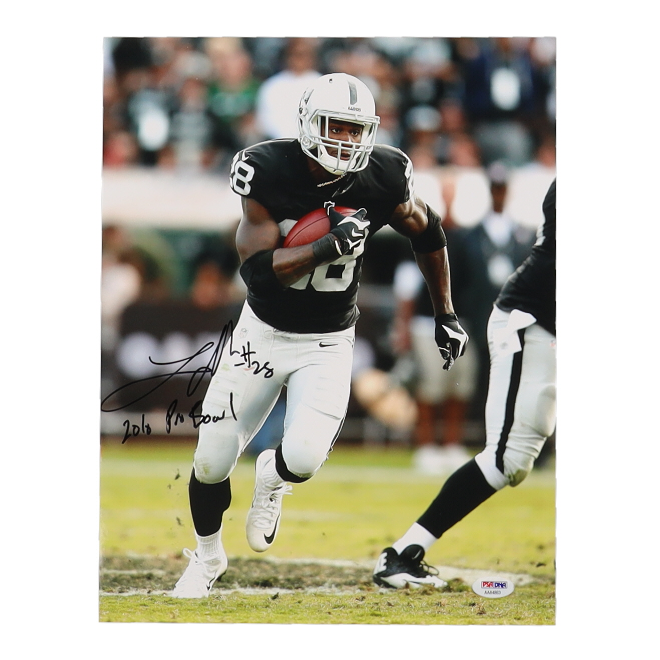 Latavius Murray Signed Raiders 11x14 Photo Inscribed "2018 Pro Bowl" (PSA) at PristineAuction.com Latavius Murray Signed Raiders 11x14 Photo Inscribed "2018 Pro Bowl" (PSA) at PristineAuction.com