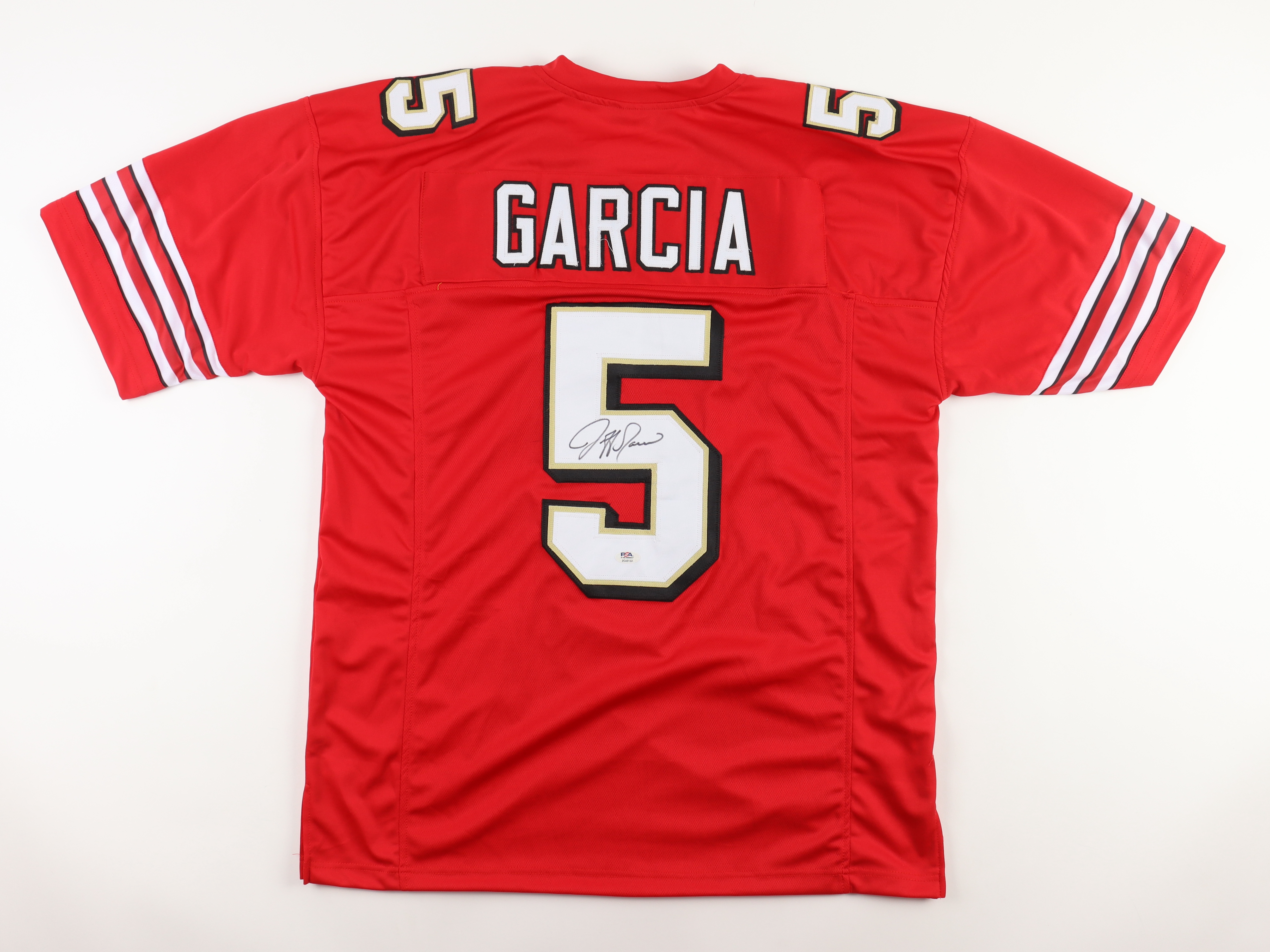 Jeff Garcia Signed Jersey (PSA) at PristineAuction.com Jeff Garcia Signed Jersey (PSA) at PristineAuction.com