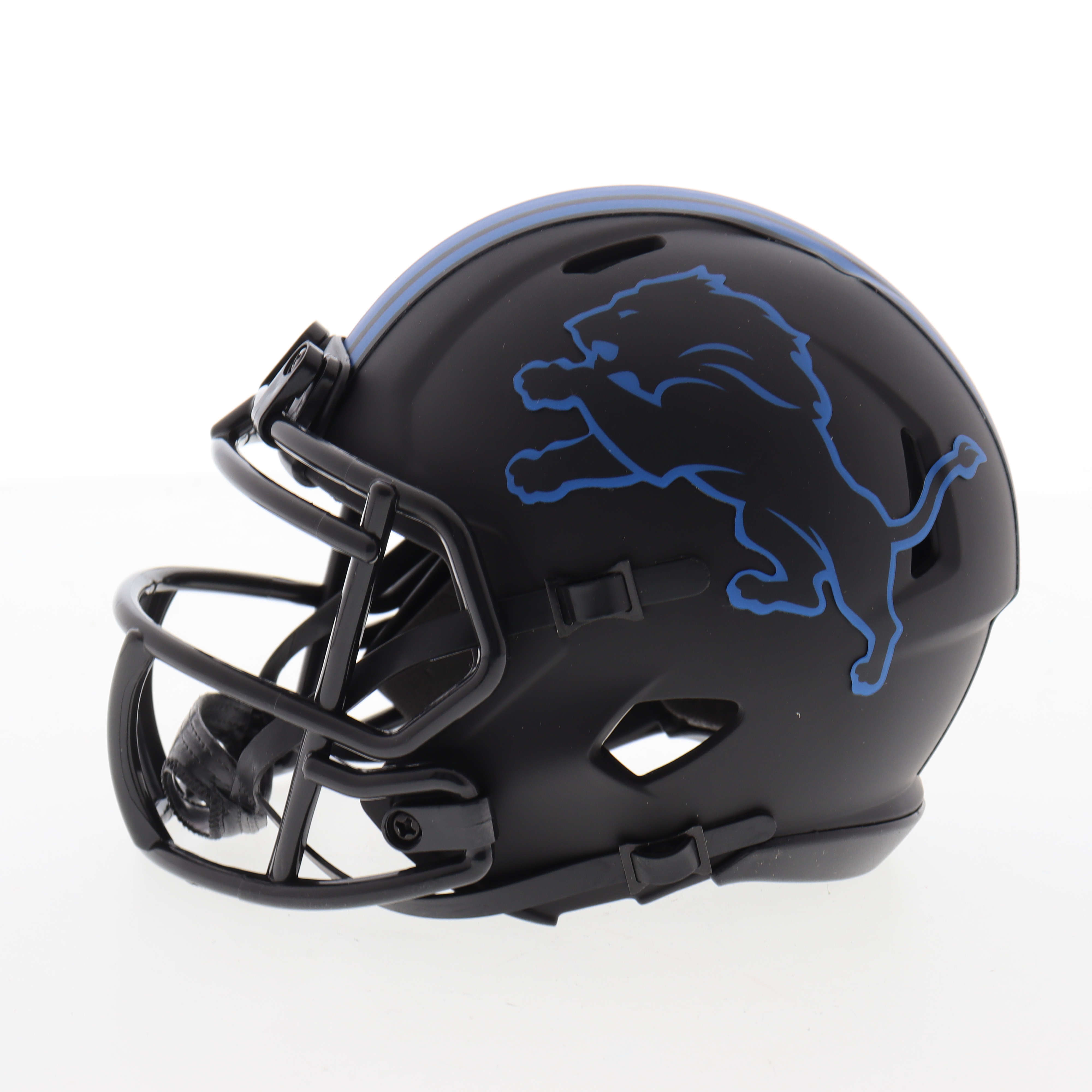 D'Andre Swift Signed Lions Eclipse Alternate Speed Mini Helmet Inscribed "Go Lions" (JSA) at PristineAuction.com D'Andre Swift Signed Lions Eclipse Alternate Speed Mini Helmet Inscribed "Go Lions" (JSA) at PristineAuction.com