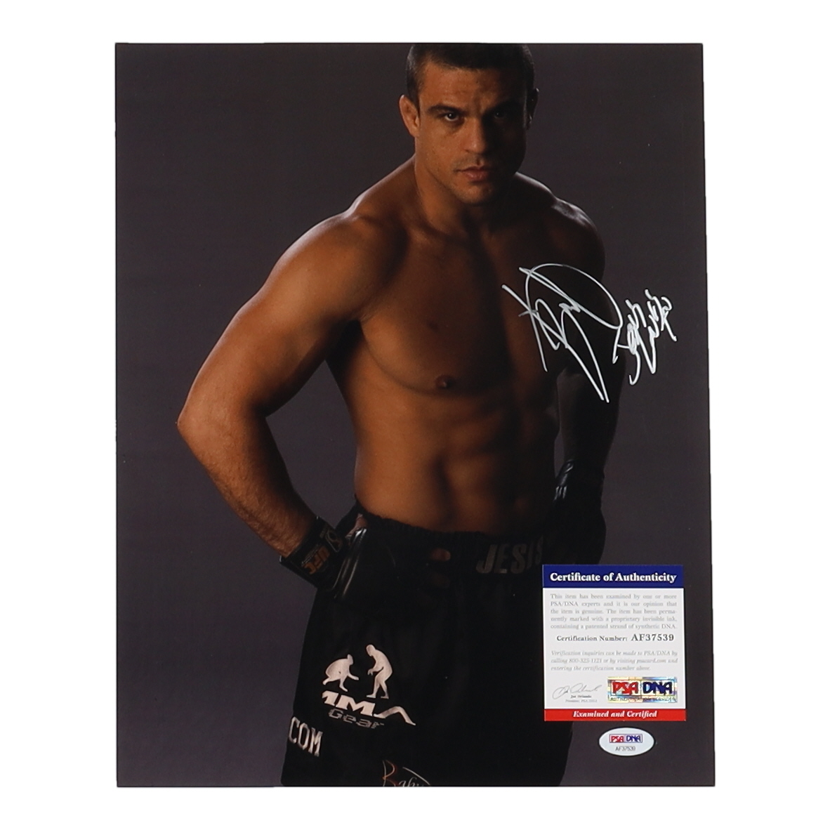 Vitor Belfort Signed UFC 11x14 Photo (PSA) at PristineAuction.com Vitor Belfort Signed UFC 11x14 Photo (PSA) at PristineAuction.com