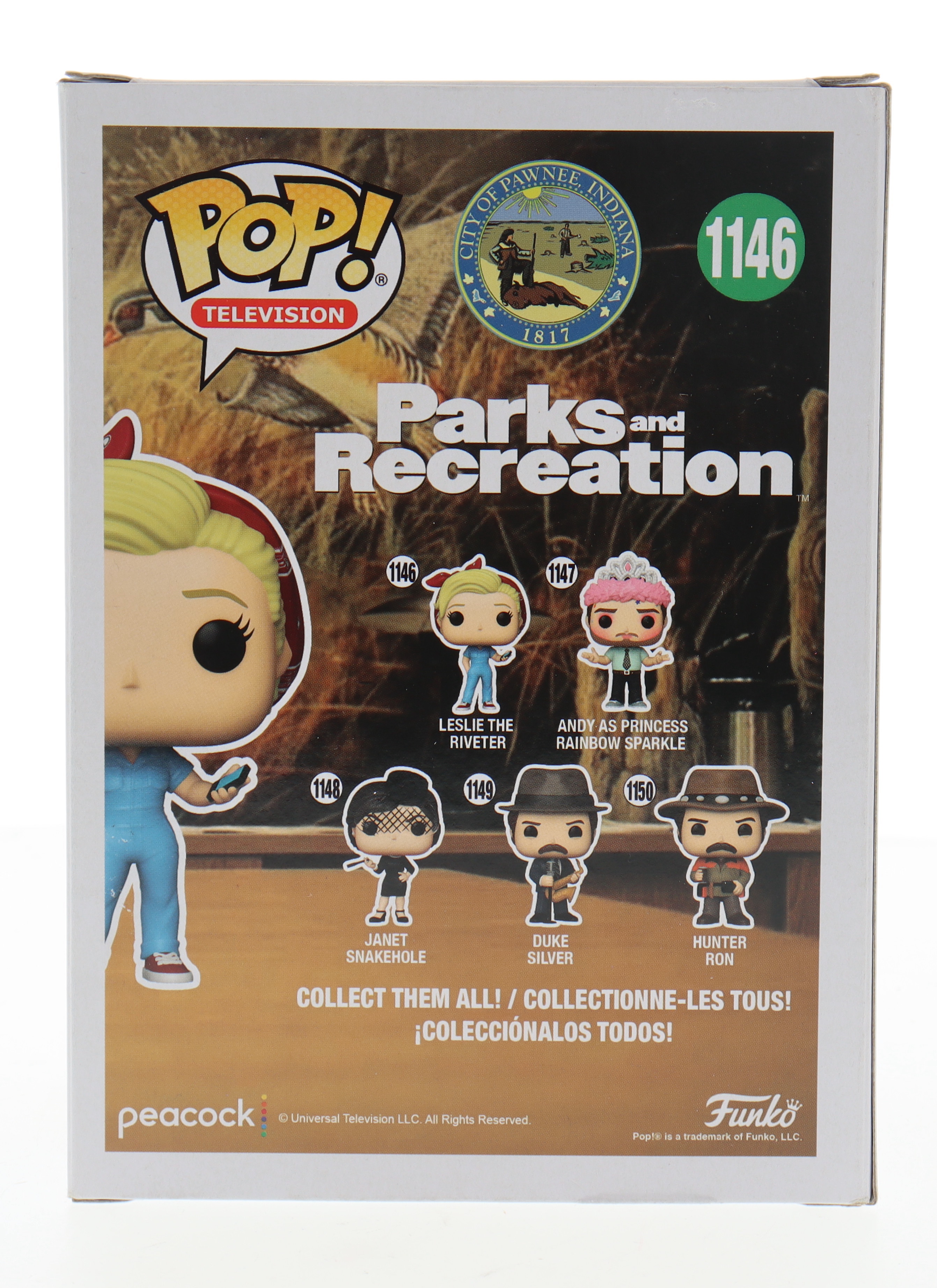 Amy Poehler Signed "Parks and Recreation" Leslie The Riveter #1146 Funko Pop! Vinyl Figure (Beckett) at PristineAuction.com Amy Poehler Signed "Parks and Recreation" Leslie The Riveter #1146 Funko Pop! Vinyl Figure (Beckett) at PristineAuction.com