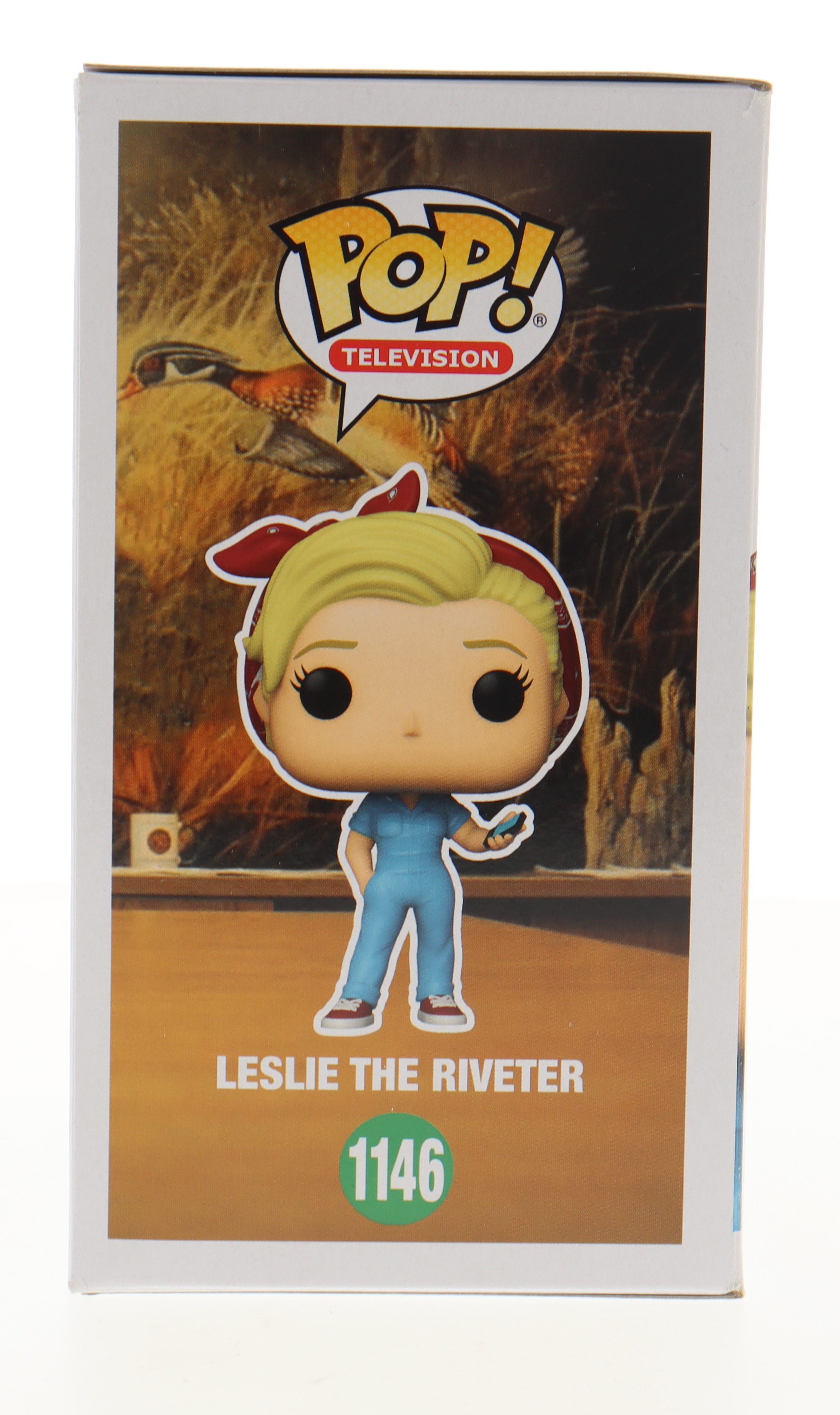 Amy Poehler Signed "Parks and Recreation" Leslie The Riveter #1146 Funko Pop! Vinyl Figure (Beckett) at PristineAuction.com Amy Poehler Signed "Parks and Recreation" Leslie The Riveter #1146 Funko Pop! Vinyl Figure (Beckett) at PristineAuction.com