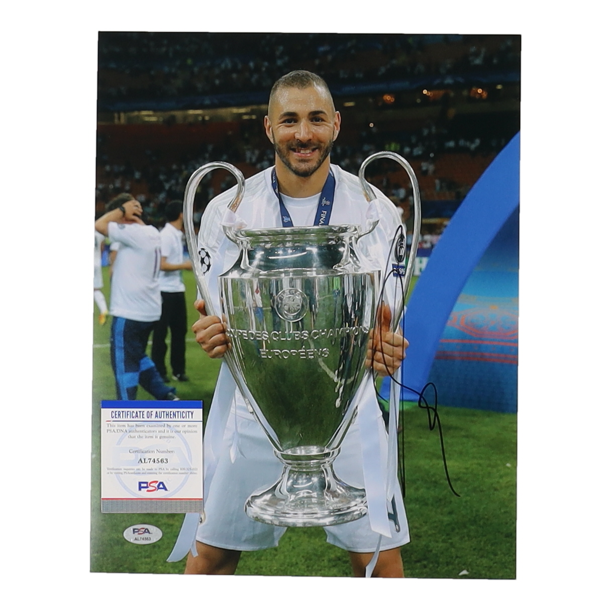 Karim Benzema Signed Real Madrid CF 11x14 Photo (PSA) at PristineAuction.com Karim Benzema Signed Real Madrid CF 11x14 Photo (PSA) at PristineAuction.com
