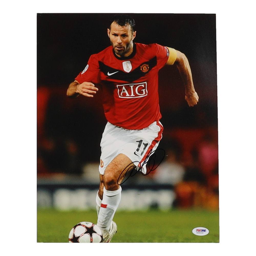Ryan Giggs Signed Manchester United F.C. 11x14 Photo (PSA) | Pristine ...