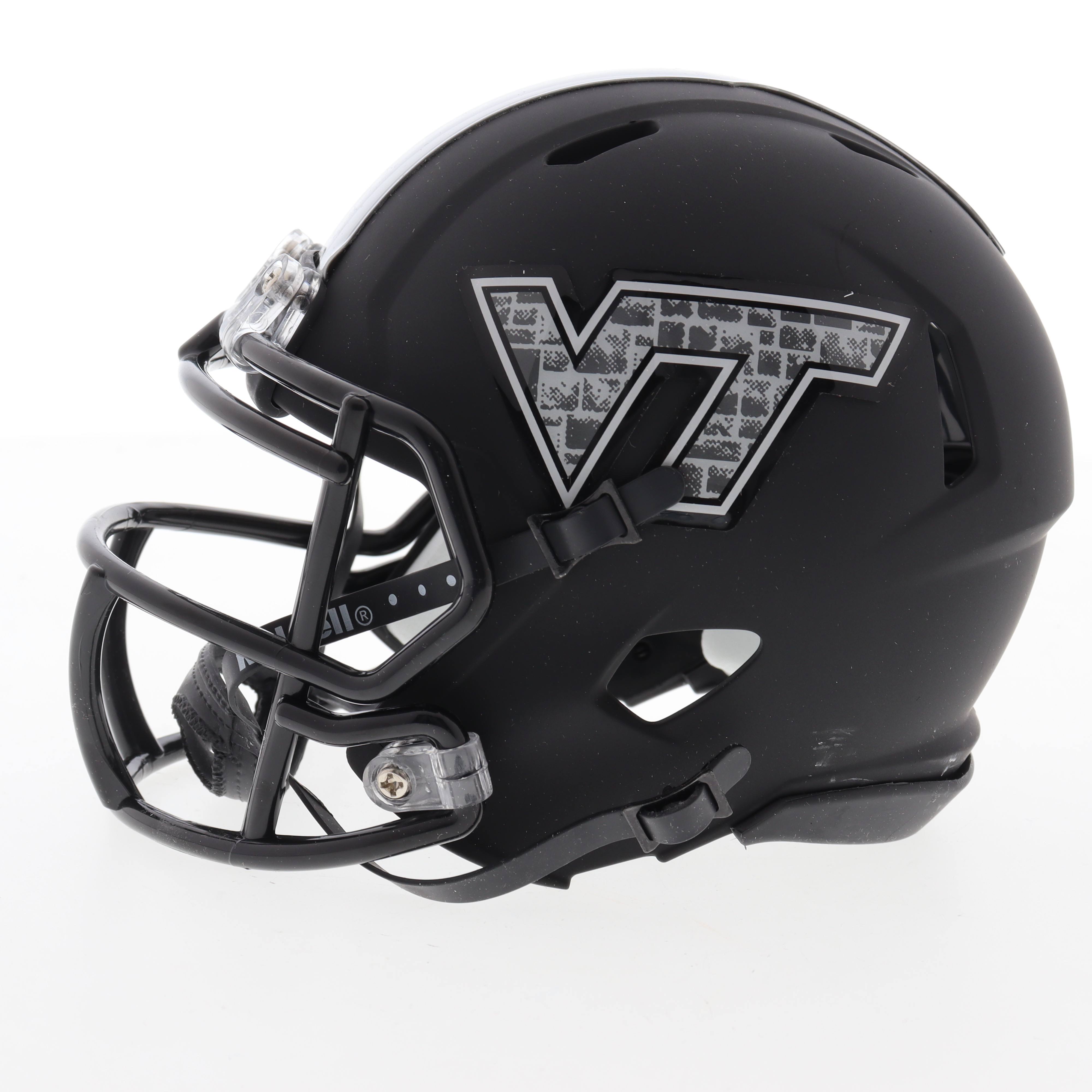 Michael Vick Signed Virginia Tech Hokies Matte Black Speed Mini Helmet (Beckett) at PristineAuction.com Michael Vick Signed Virginia Tech Hokies Matte Black Speed Mini Helmet (Beckett) at PristineAuction.com