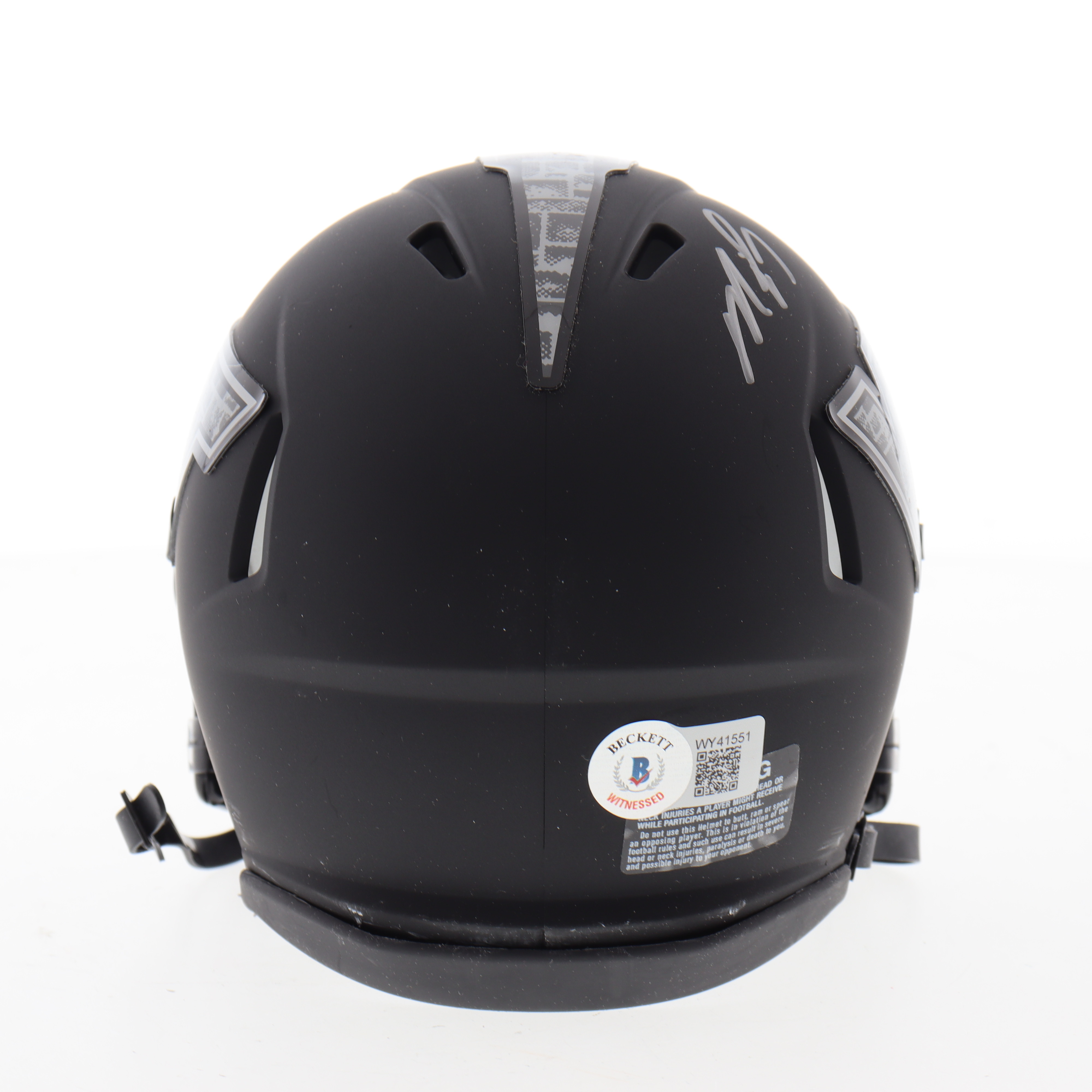 Michael Vick Signed Virginia Tech Hokies Matte Black Speed Mini Helmet (Beckett) at PristineAuction.com Michael Vick Signed Virginia Tech Hokies Matte Black Speed Mini Helmet (Beckett) at PristineAuction.com