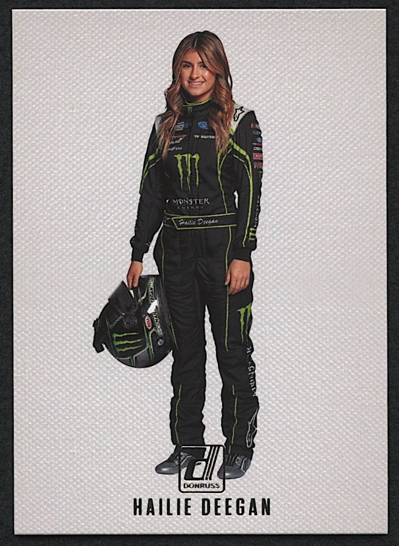 Hailie Deegan 2023 Donruss Blank Slate #3 SSP at PristineAuction.com Hailie Deegan 2023 Donruss Blank Slate #3 SSP at PristineAuction.com