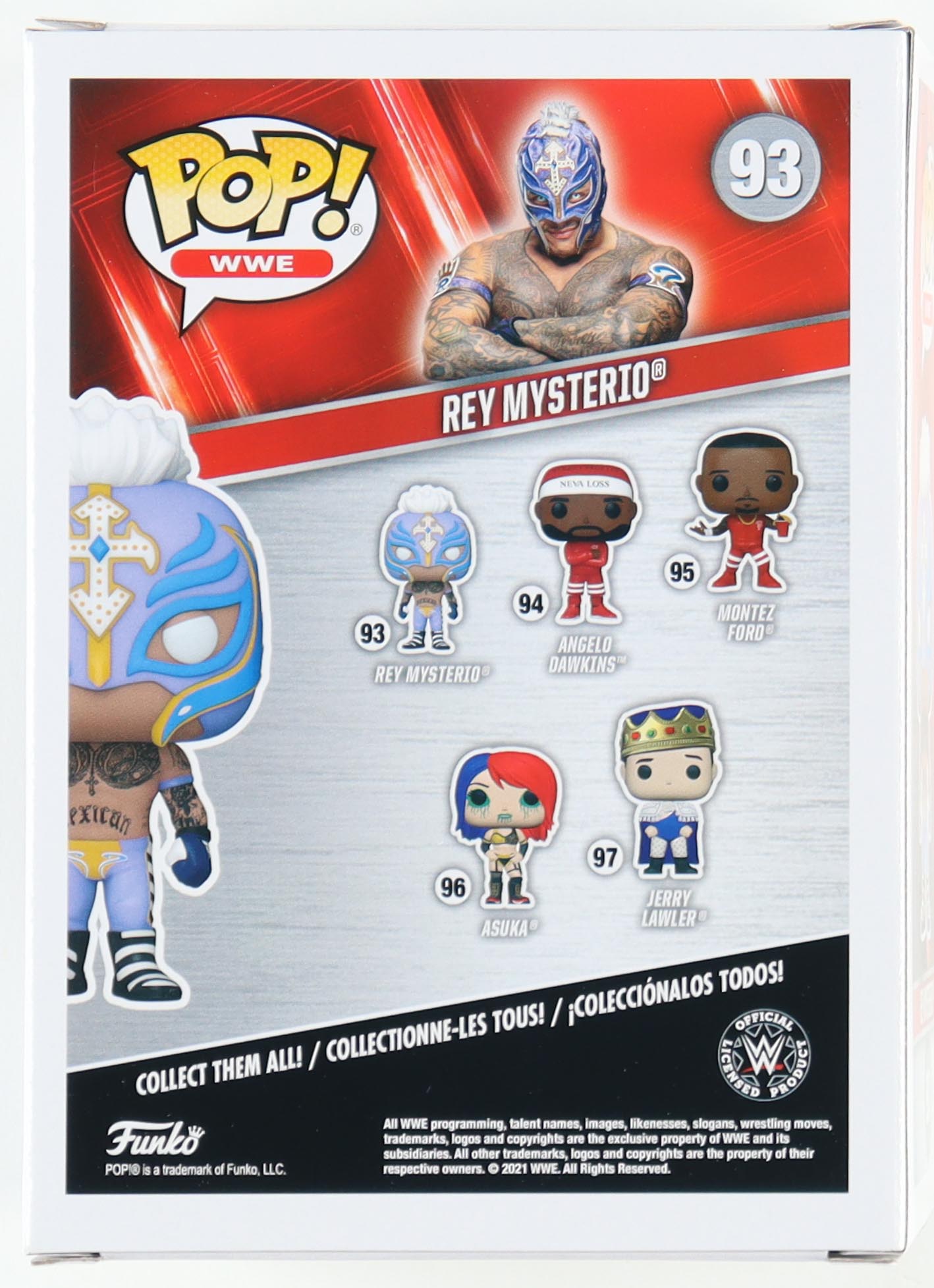 Rey Mysterio Signed WWE #93 Funko Pop! Vinyl Figure (JSA) at PristineAuction.com Rey Mysterio Signed WWE #93 Funko Pop! Vinyl Figure (JSA) at PristineAuction.com