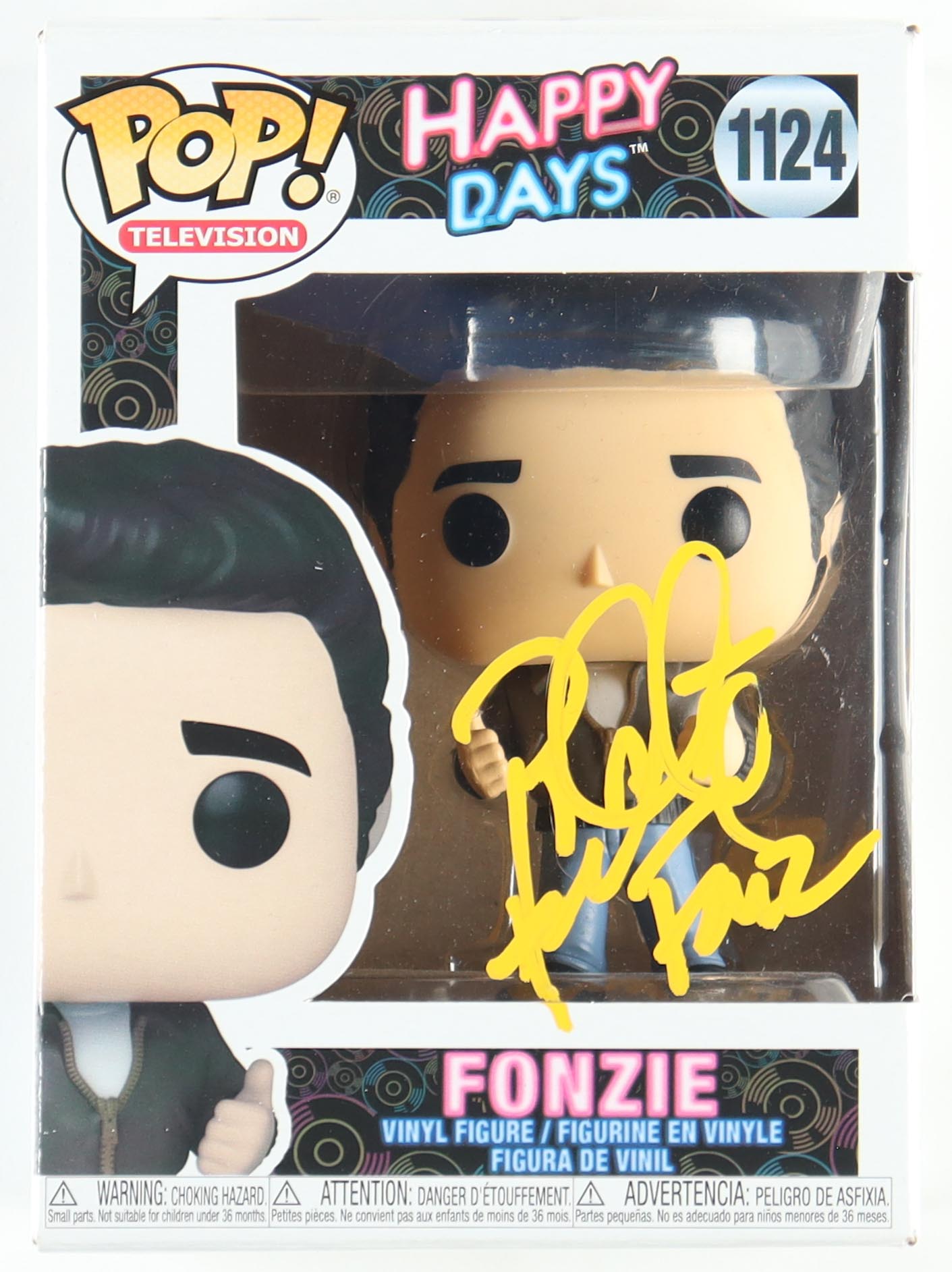 Henry Winkler Signed "Happy Days" #1124 Fonzie Funko Pop! Vinyl Figure inscribed "Fonz" (JSA) at PristineAuction.com Henry Winkler Signed "Happy Days" #1124 Fonzie Funko Pop! Vinyl Figure inscribed "Fonz" (JSA) at PristineAuction.com